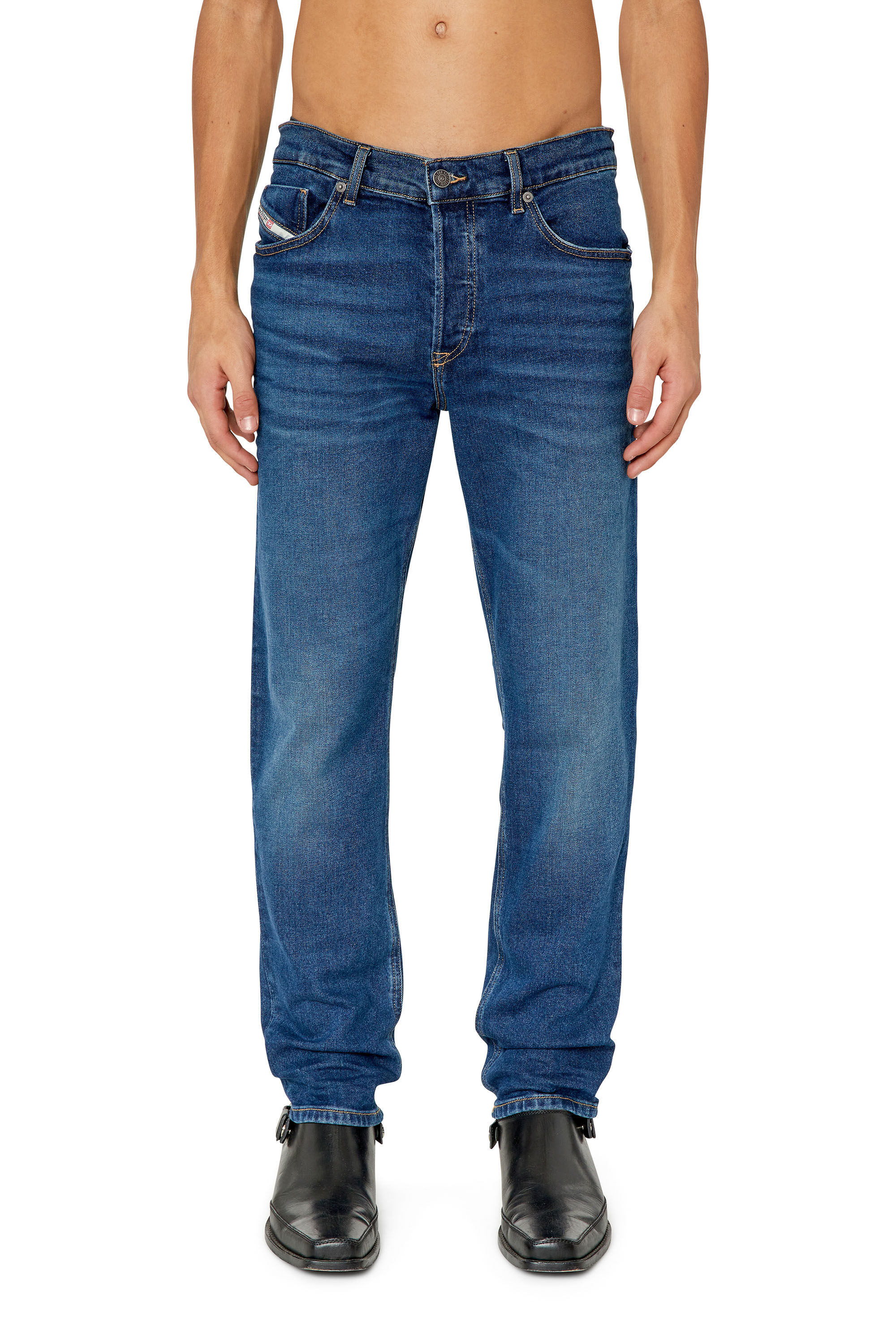 Diesel - 2006 D-Fining 0GYCS Tapered Jeans, Azul Oscuro - Image 3