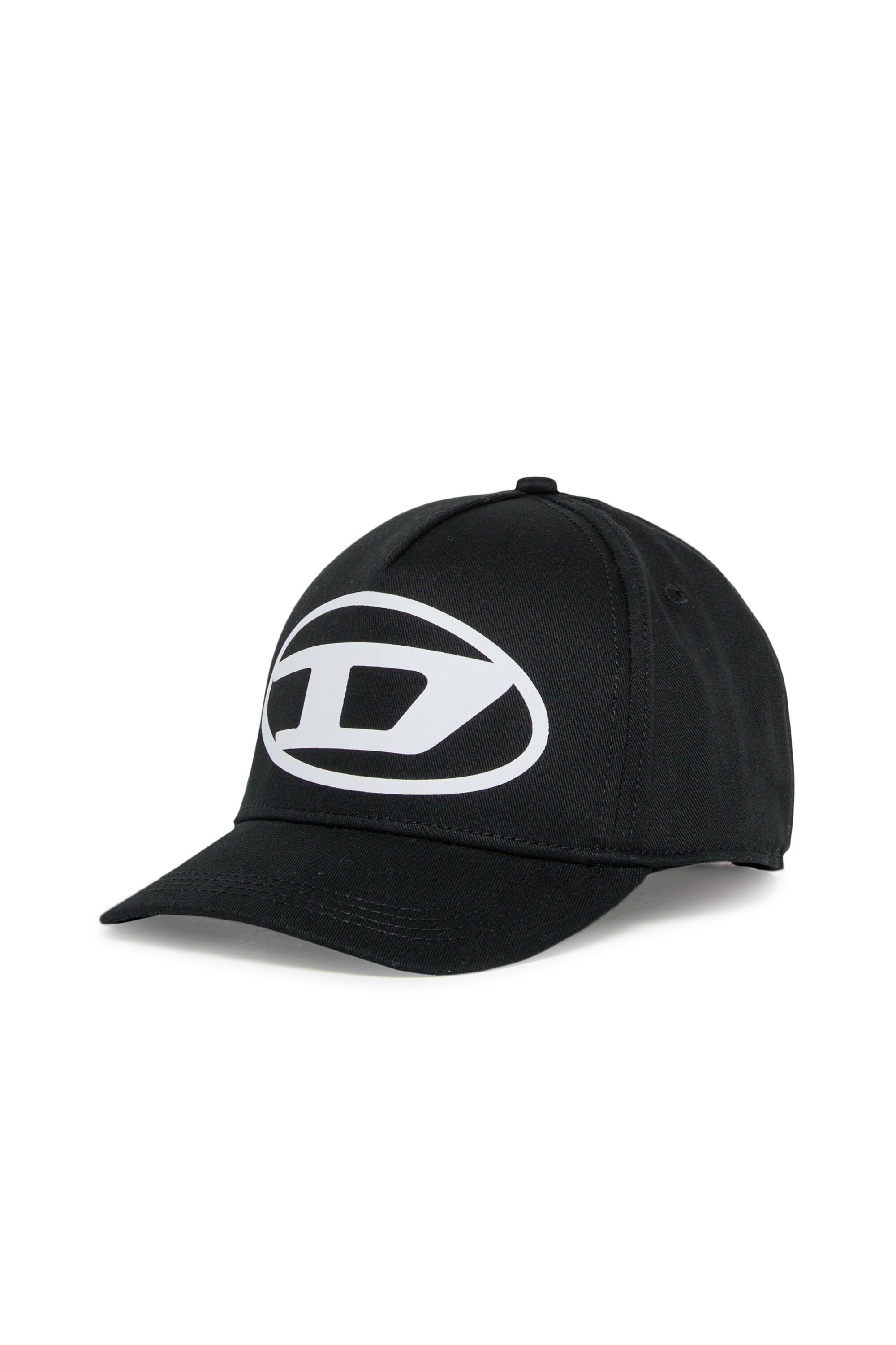 Diesel - FLIMO, Gorra de b&eacute;isbol con Logo Oval D estampado Hombre in Negro - 1