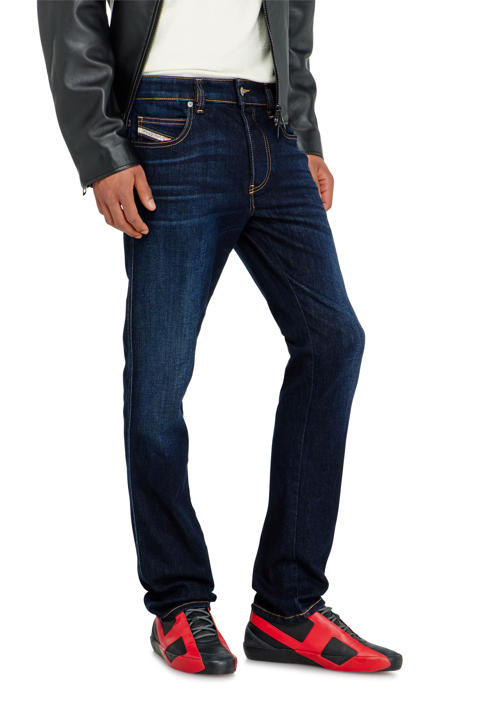 Diesel - Man's Slim Jeans 1993 D-Vyl 09Q15, Dark Blue - 7