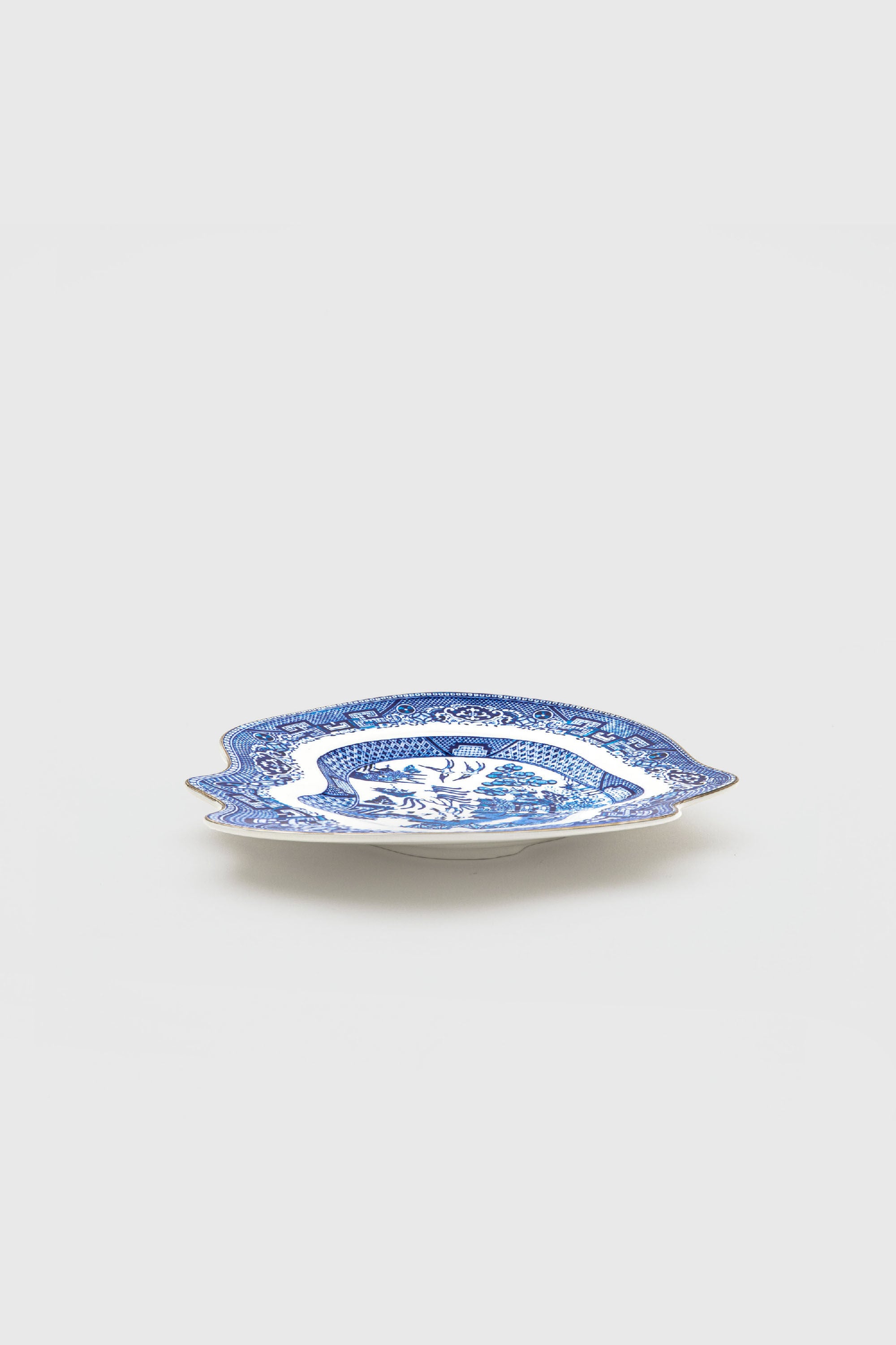 Diesel - 11231 DESSERT PLATE INPORCELAIN"CLASSIC, Unisex's Porcelain dessert plate in White/Blue - 3