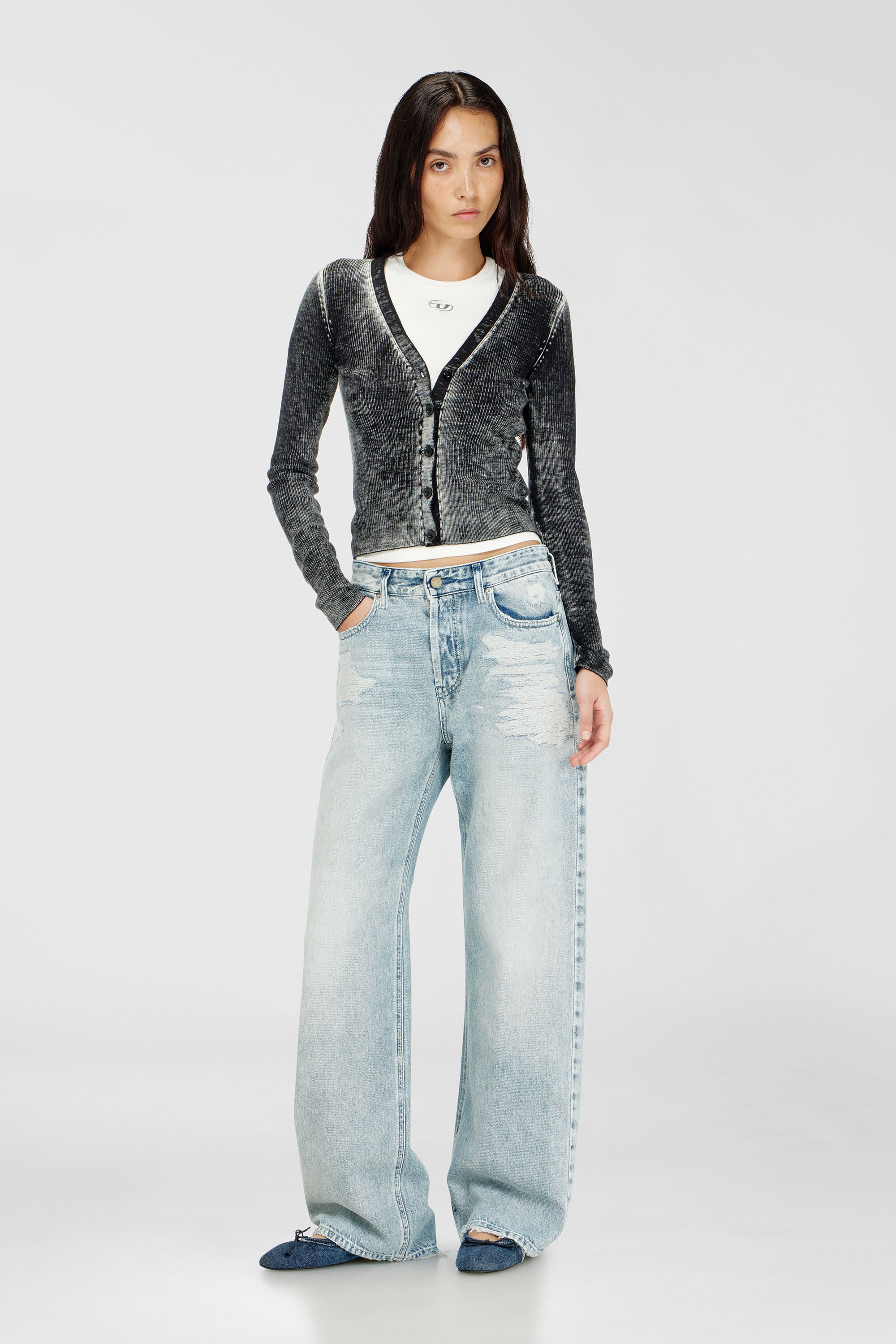 Diesel - Relaxed Jeans 1990 D-Waigee 09R51 Mujer, null - 1