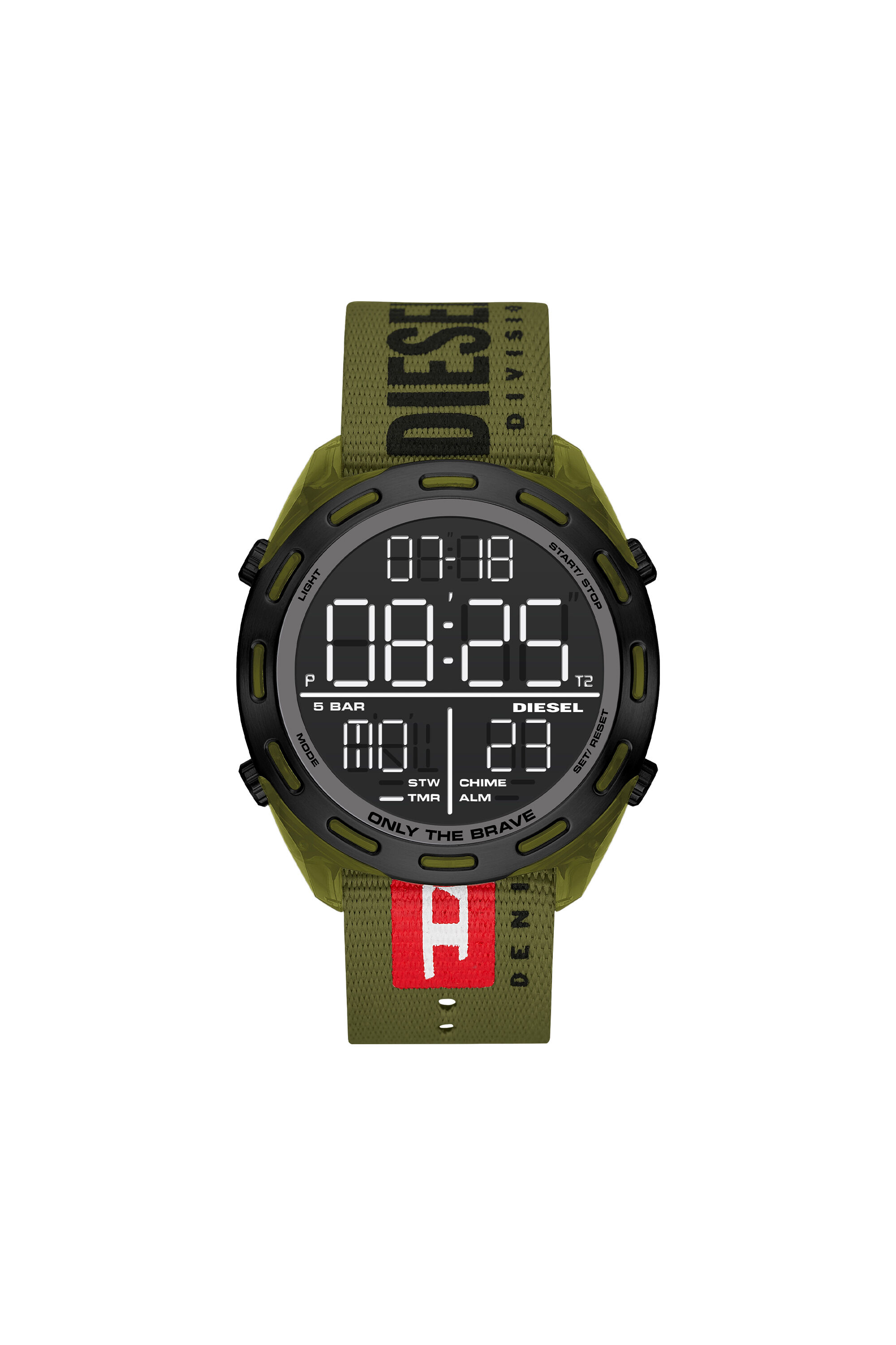 Reloj diesel 2025 verde militar