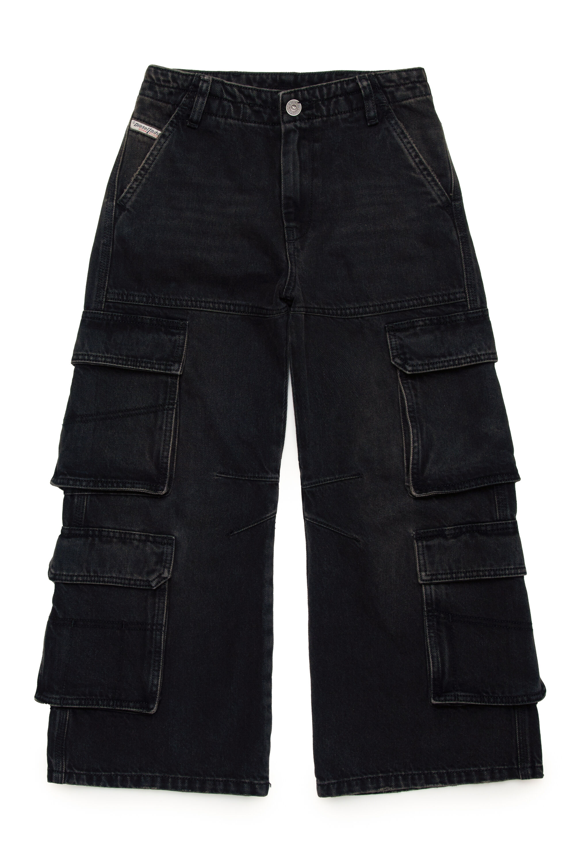 Diesel - D-SIRE-CARGO-J, Mujer Loose Jeans - D-Sire in Negro - Image 1