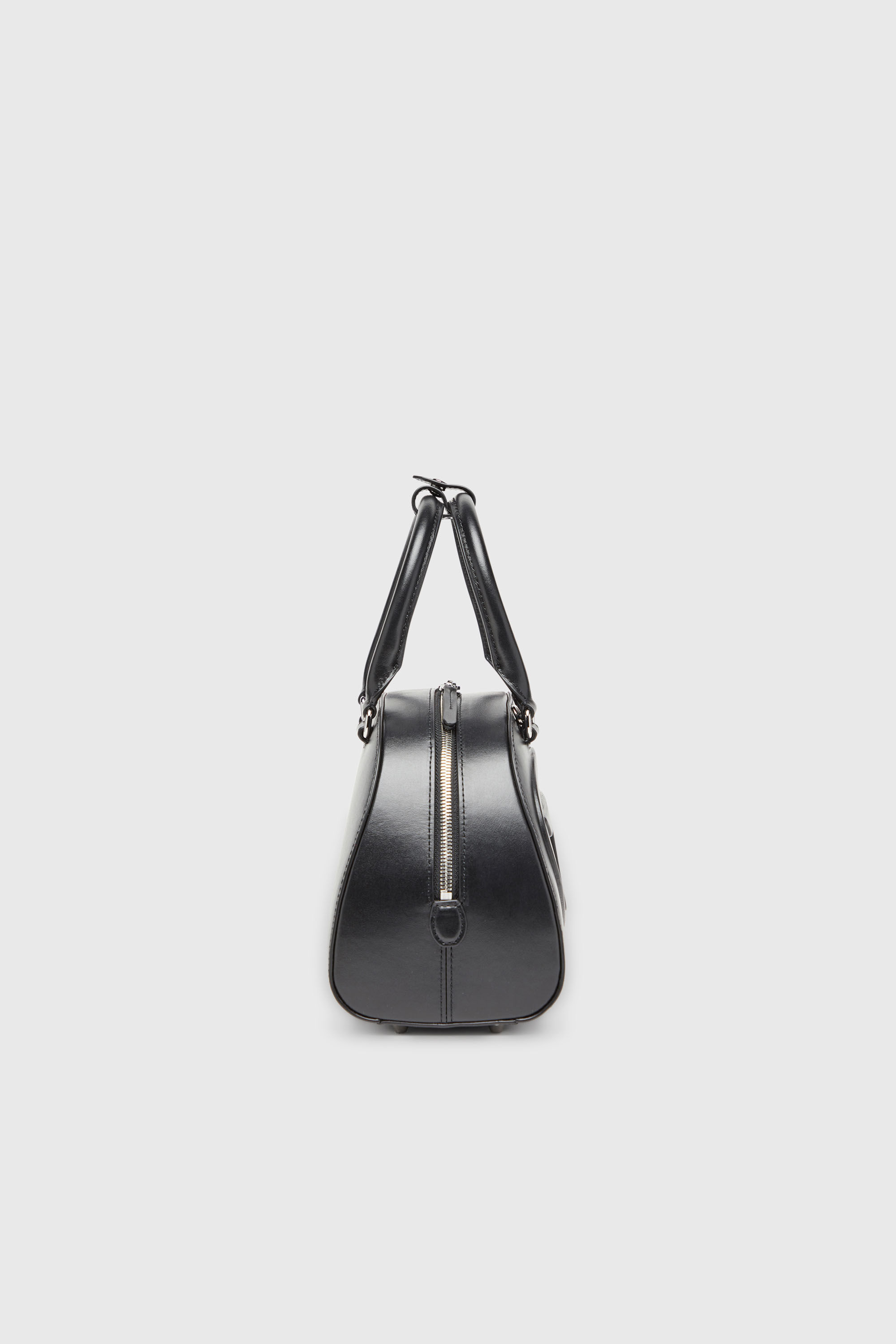 Diesel - 1DR DOME TOP HANDLE, 1DR Dome-Bolso bowling de cuero Mujer in Negro - 5