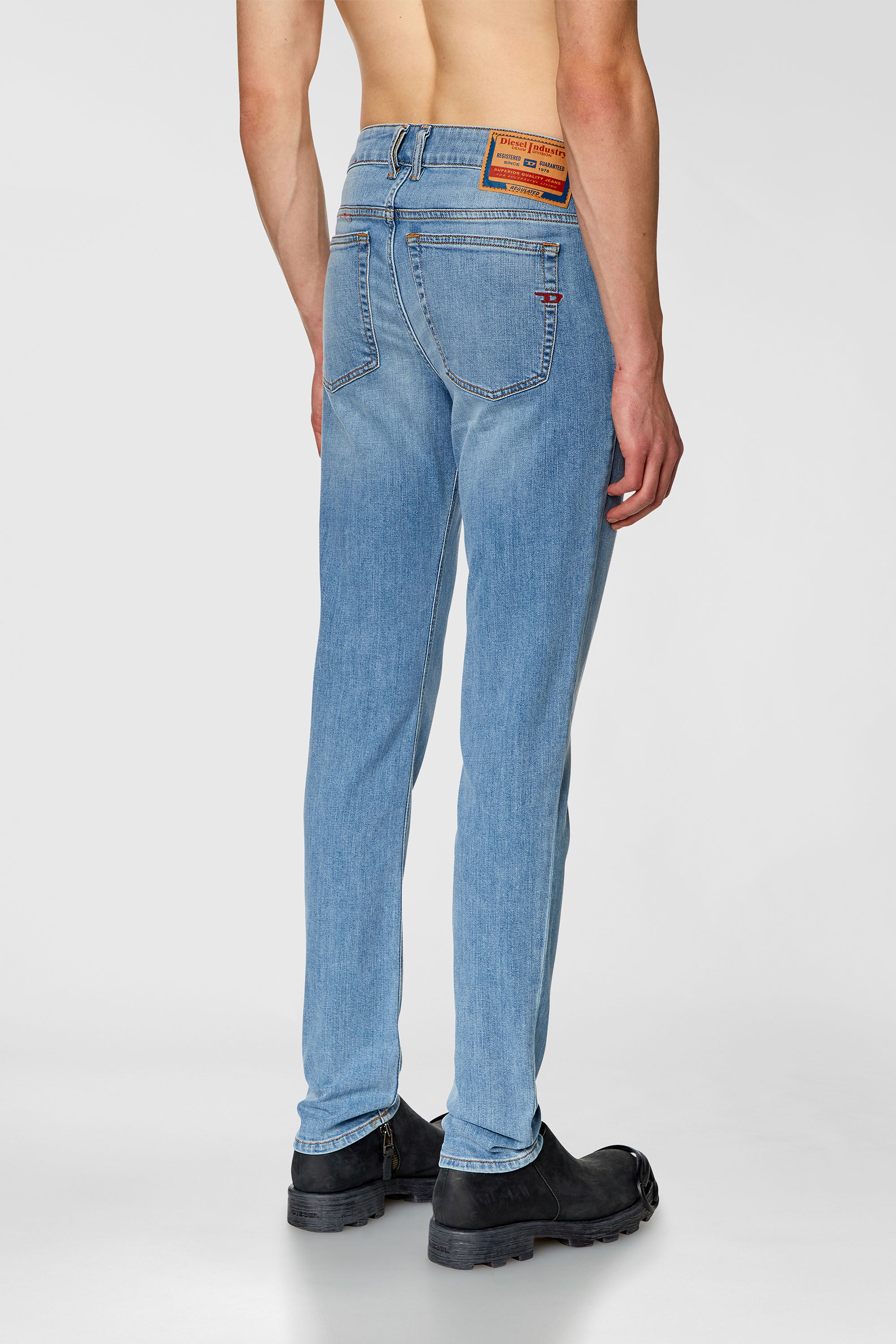 Diesel - Skinny Jeans 1979 Sleenker 09H62 Hombre, Azul Claro - 3