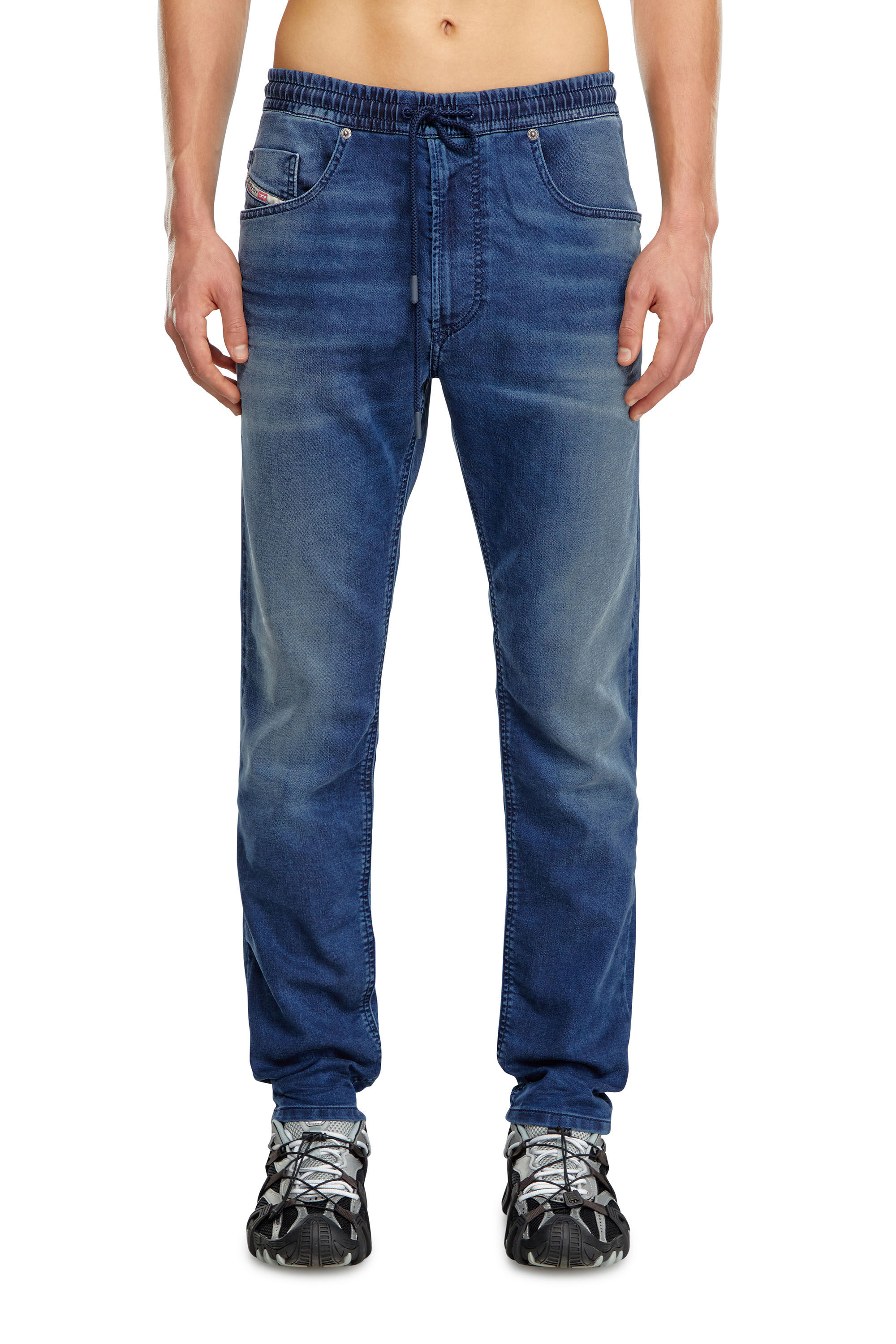 Diesel - Tapered 2030 D-Krooley Joggjeans® 068LX, Azul Oscuro - Image 3