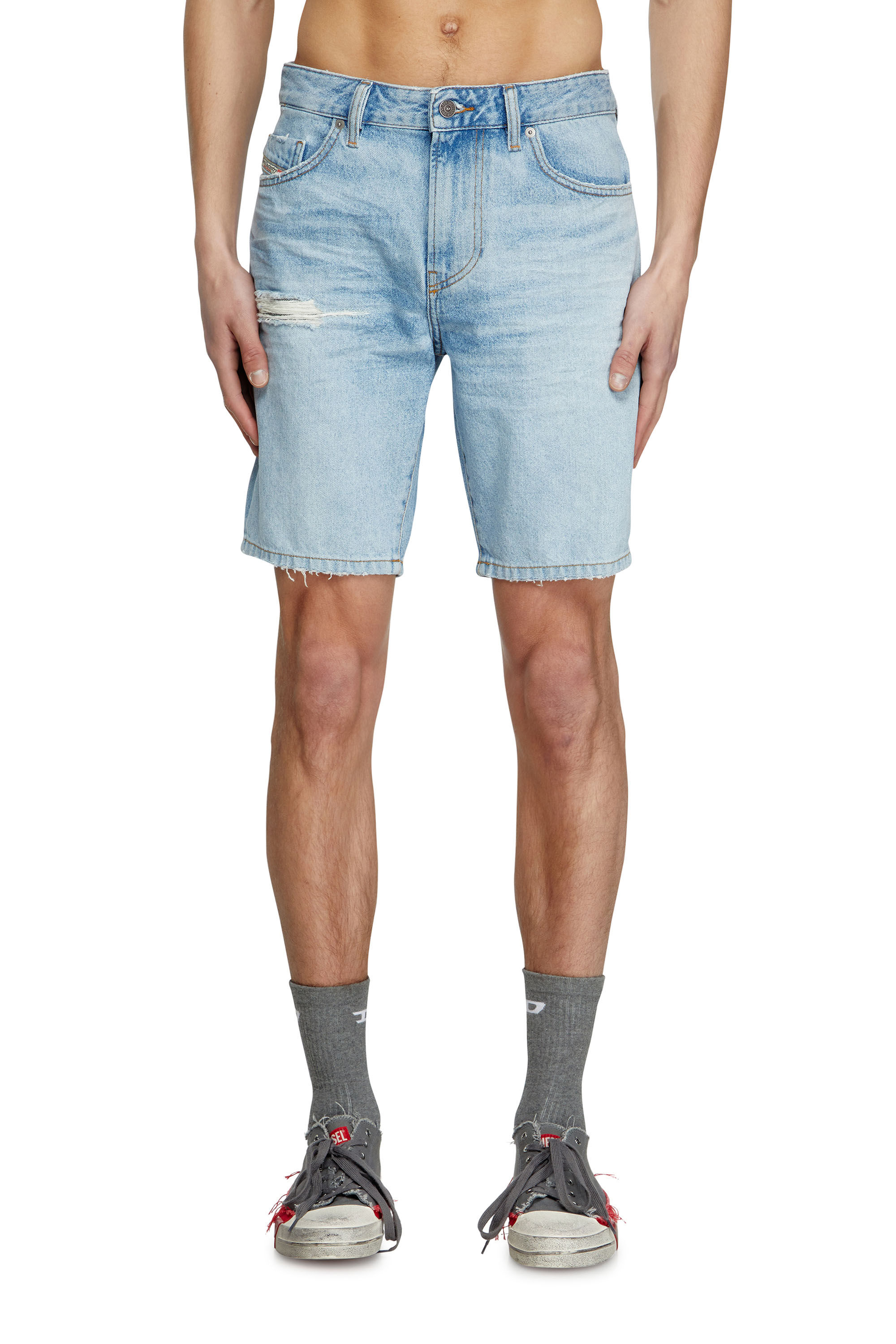 Pantalones cortos vaqueros slim Hombre | Azul marino | Diesel
