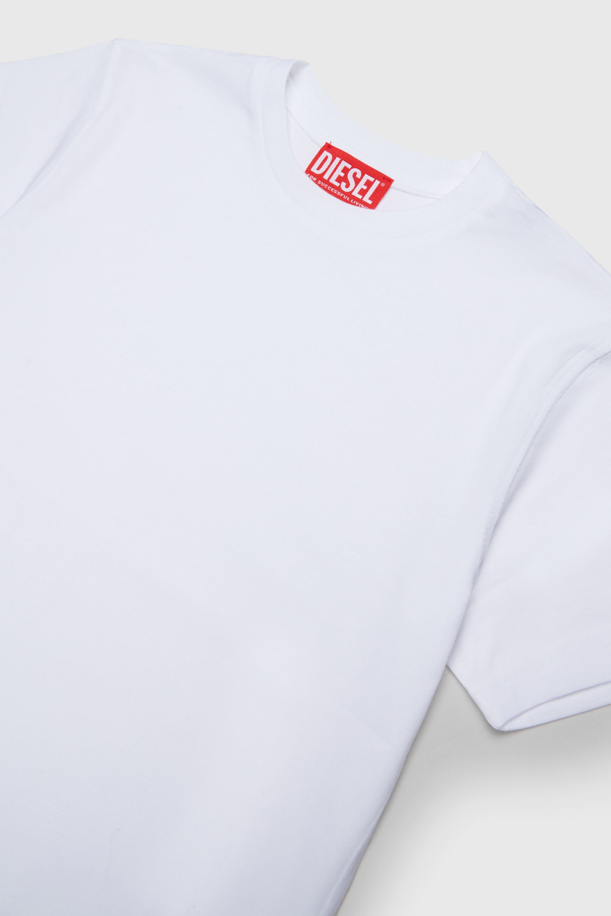 Diesel - TPRES, Camiseta con logo recortado Hombre in Blanco - 3