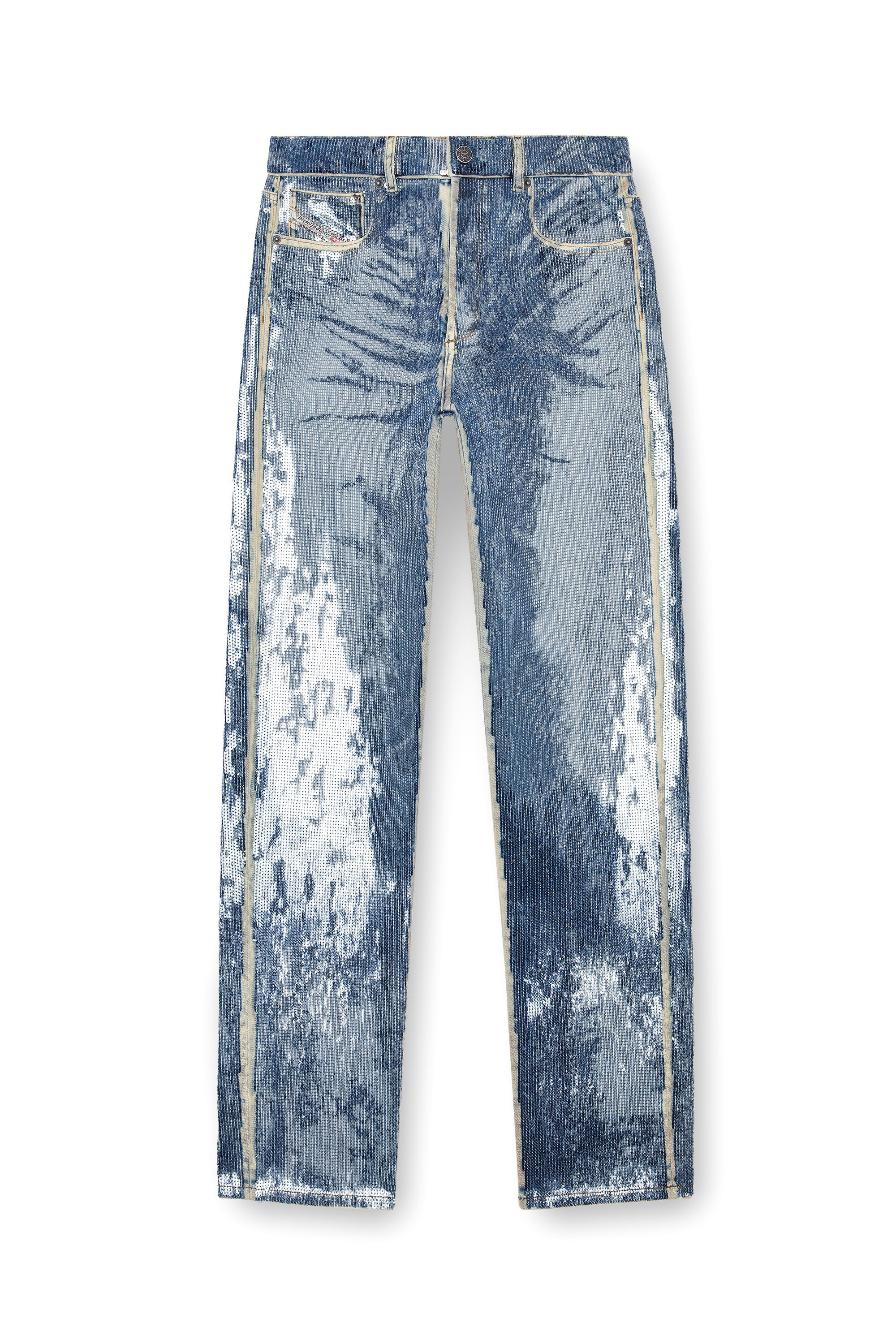 Diesel - Mujer Straight Jeans D-Ark 0PGAE, Azul medio - Image 2