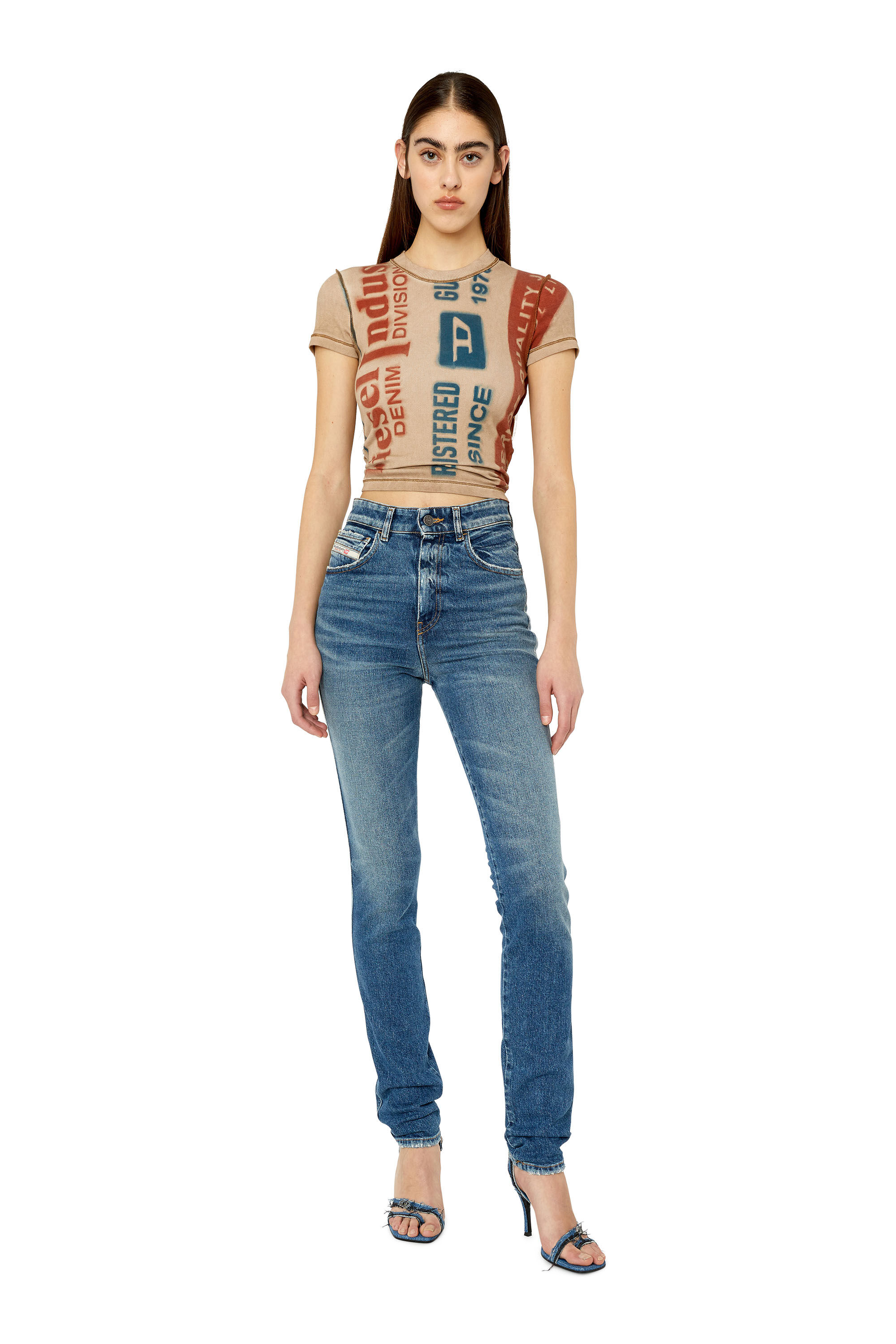Diesel - 1994 007L1 Straight Jeans, Azul medio - Image 1