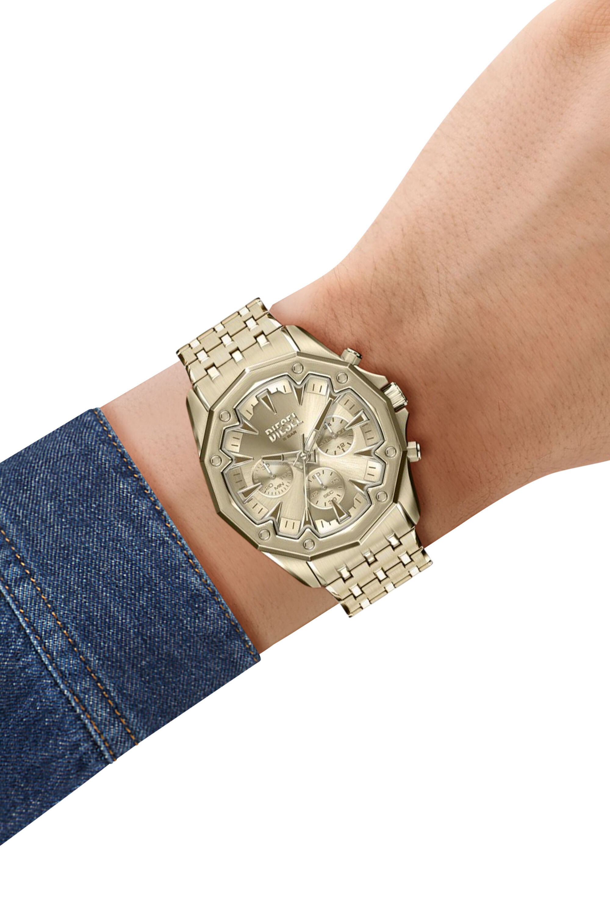 Reloj Stinger de acero inoxidable en tono dorado Hombre | Dorado