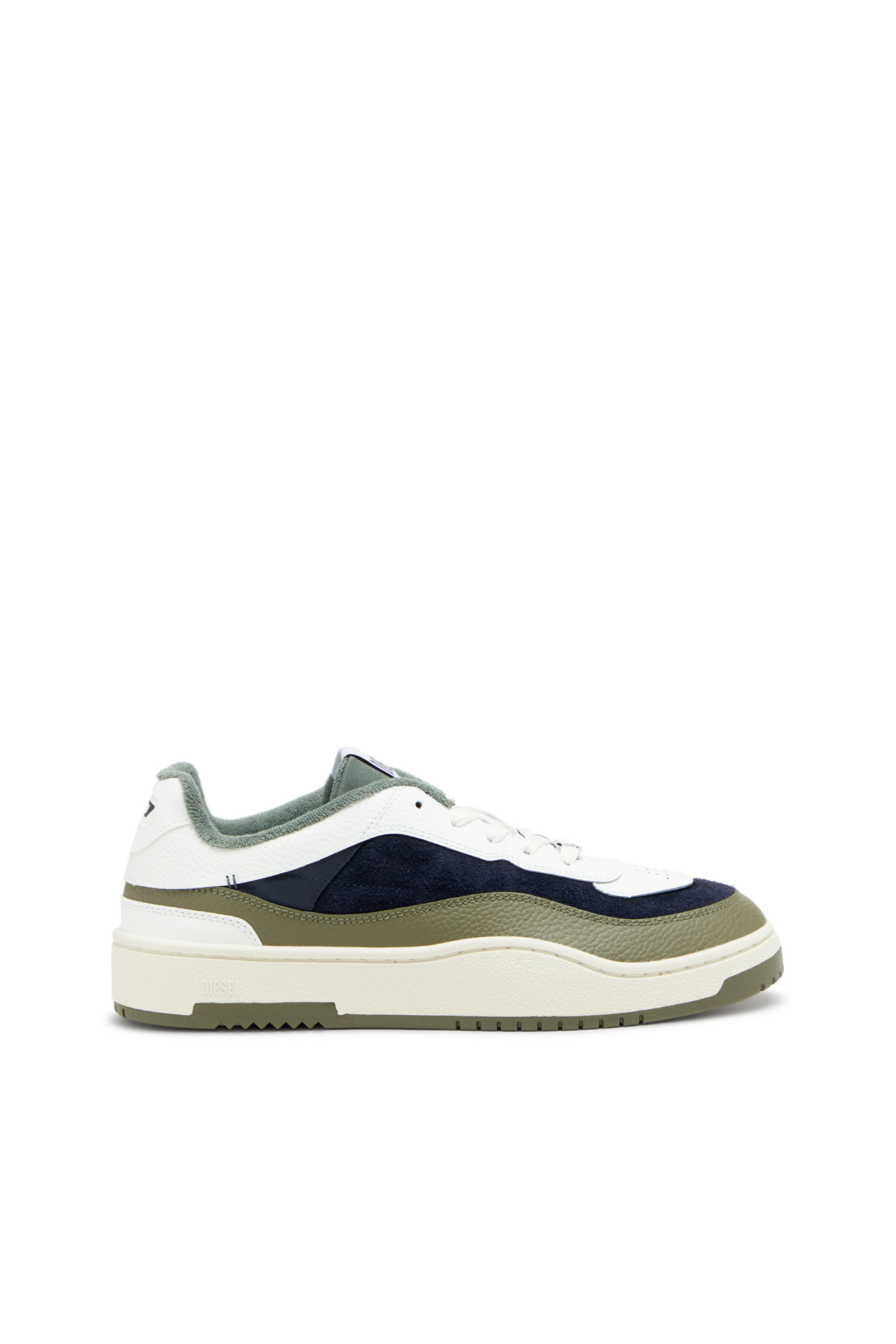 S-OVAL SKATE LOW, Blanco/Verde