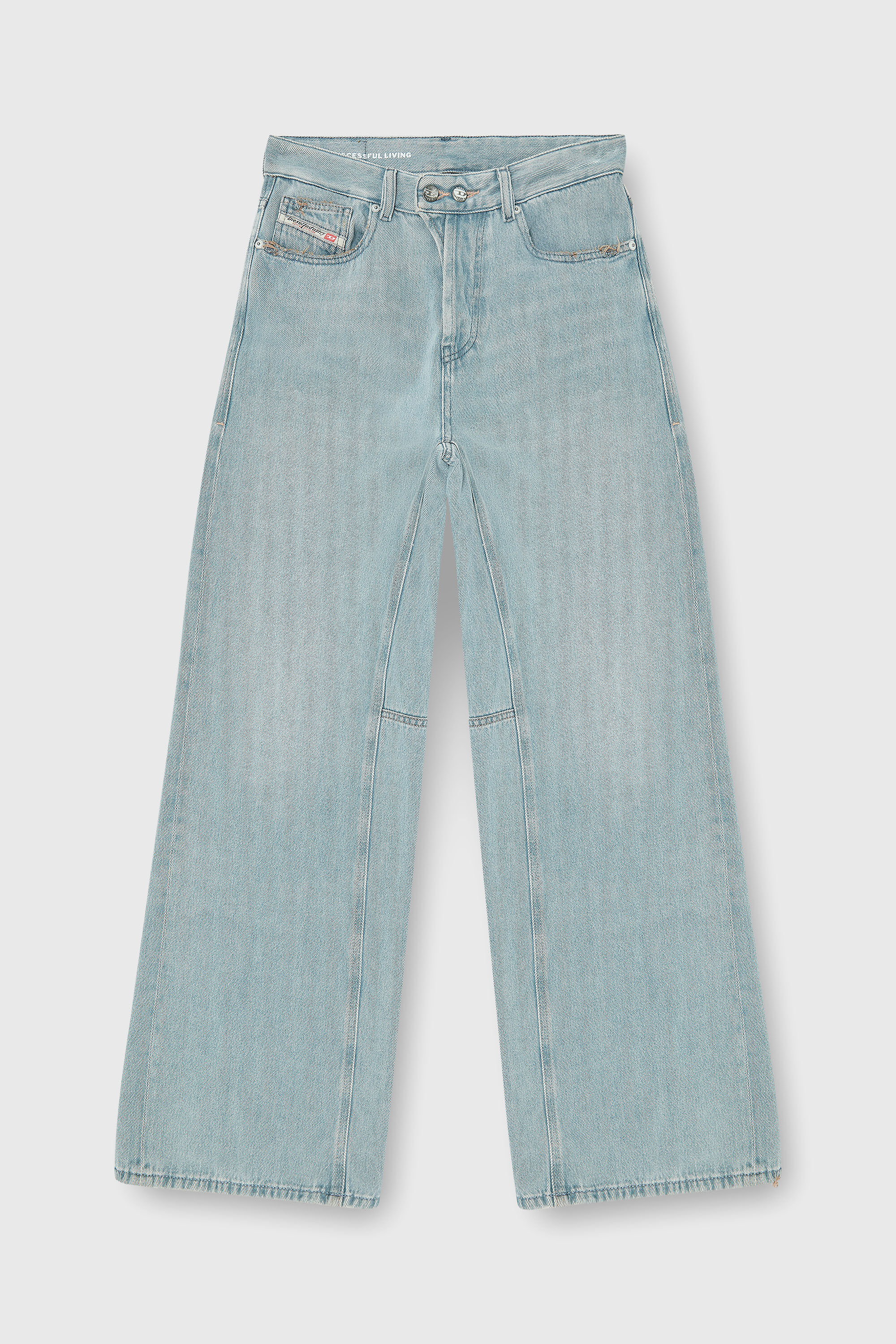 Diesel - Relaxed Jeans 1996 D-Sire 09P84 Mujer, Azul Claro - 6