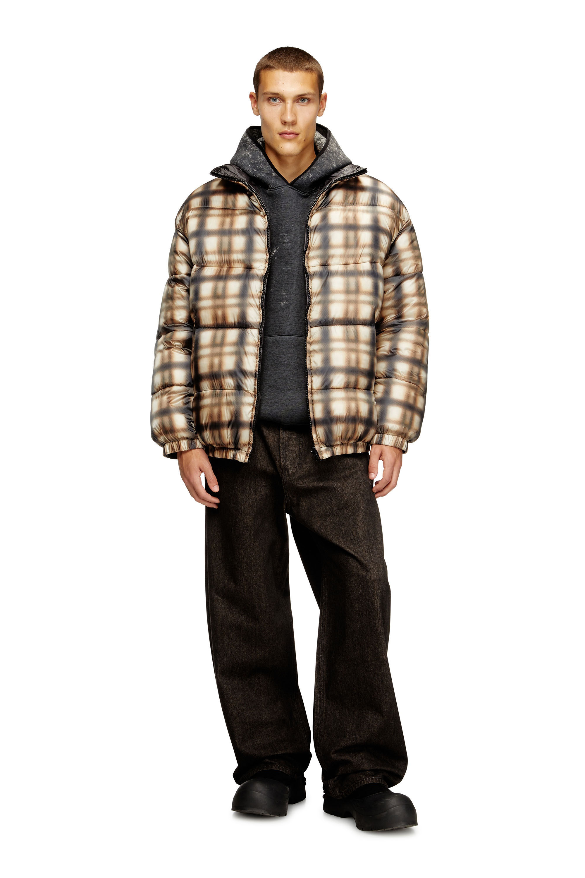 Diesel - W-BOURBON-ENBM, Chaqueta bomber acolchada reversible Hombre in ToBeDefined - 1