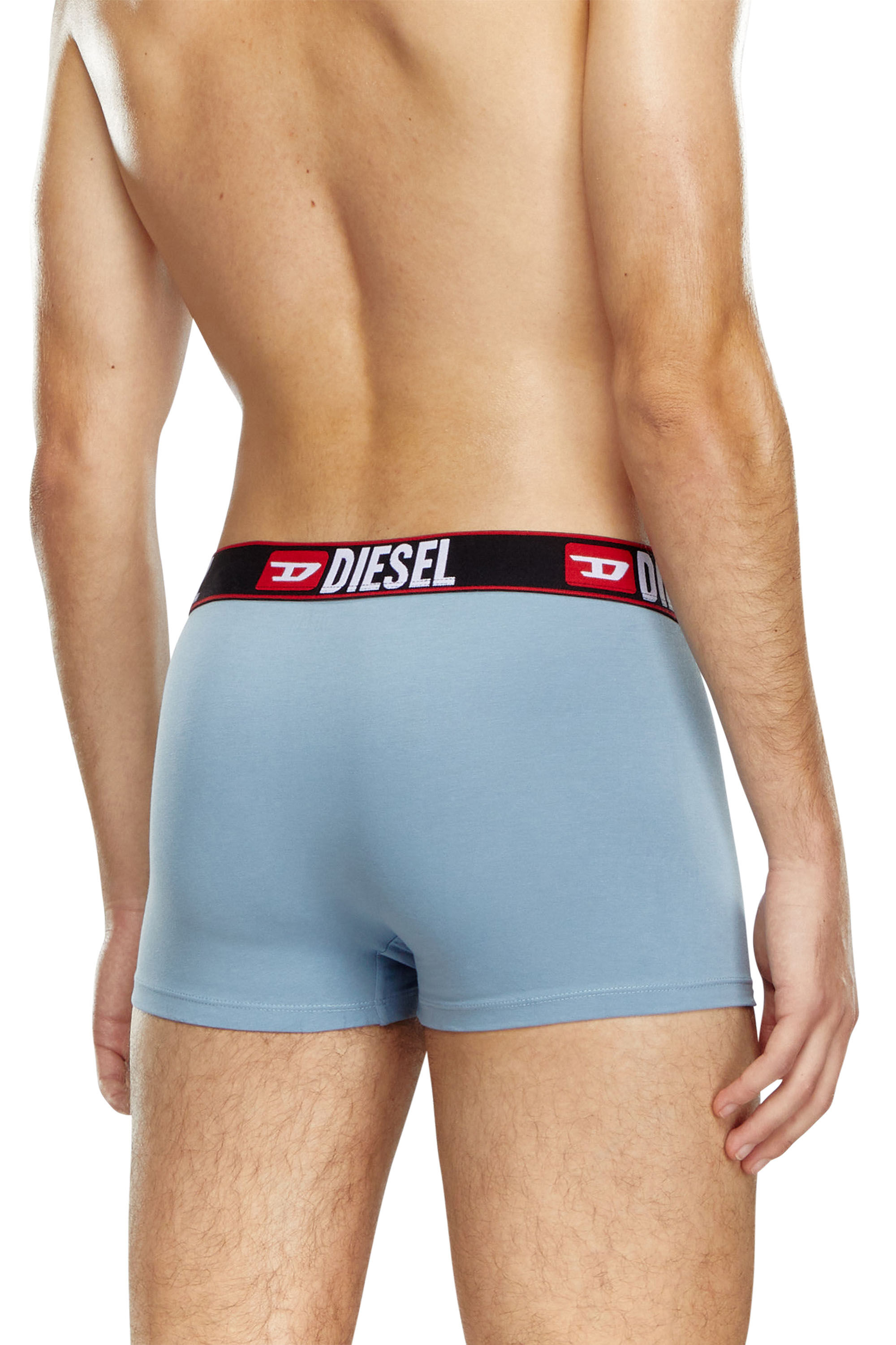 Diesel - UMBX-DAMIENTHREEPACK, Paquete de 3 bóxers ajustados con motivo nublado Hombre in Azul marino - 4