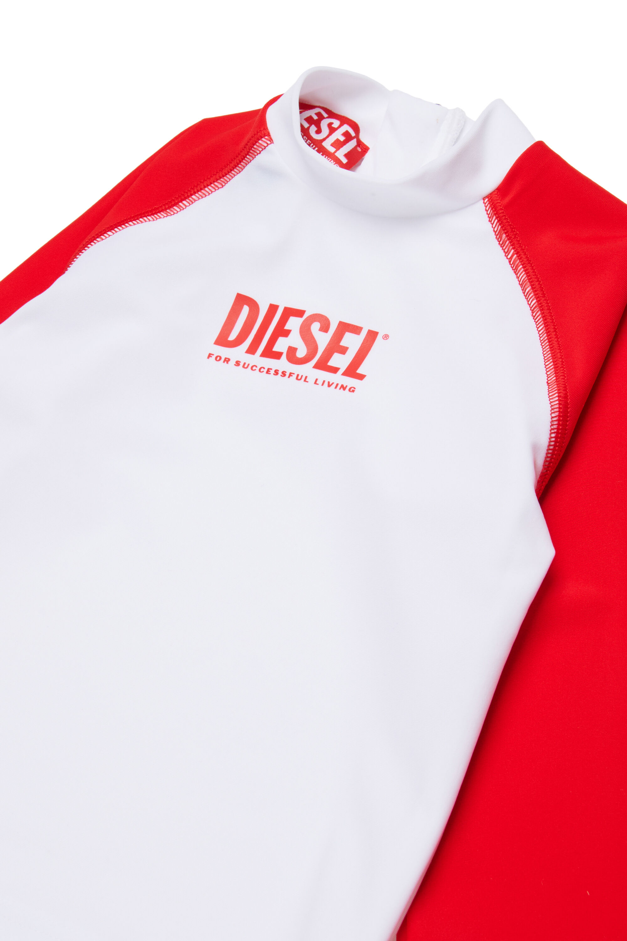 Diesel - MTRIB, Camiseta de protecci&oacute;n con cuello alto Hombre in Multicolor - 3