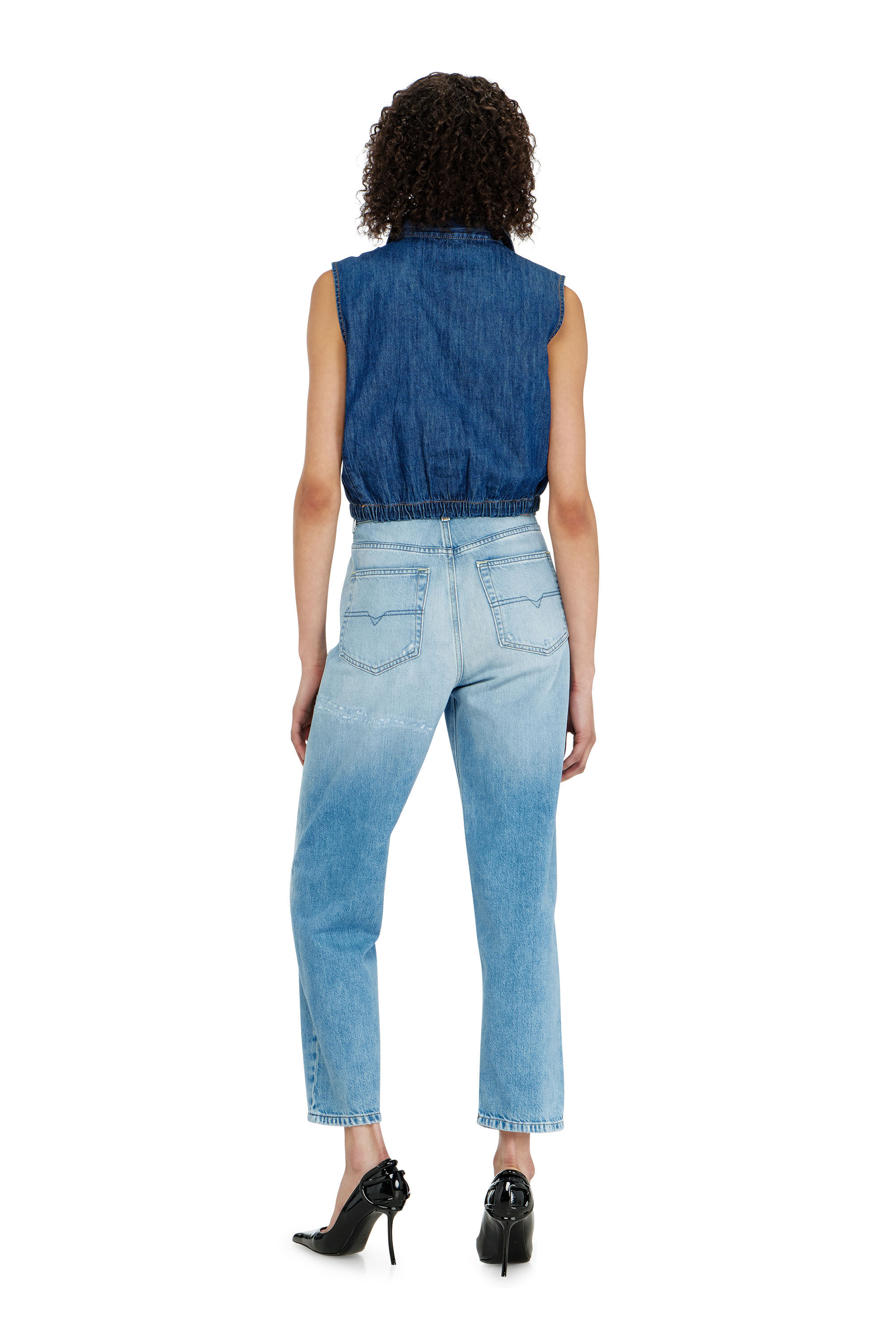 Diesel - Regular Jeans 1981 D-Went 09P49 Mujer, Azul Claro - 3