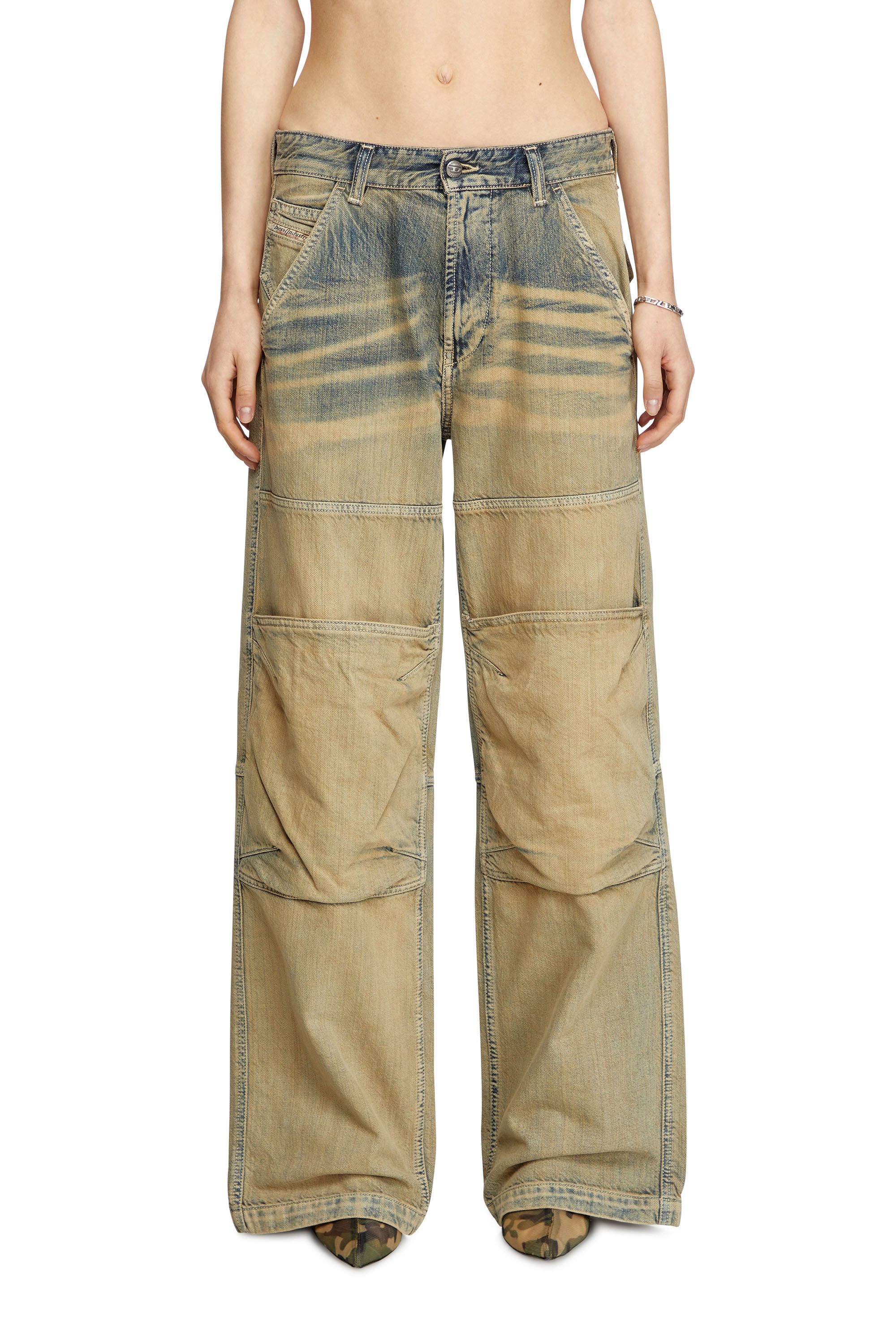 Diesel - Relaxed Jeans D-Shift 09L49 Unisex, Azul medio - 6