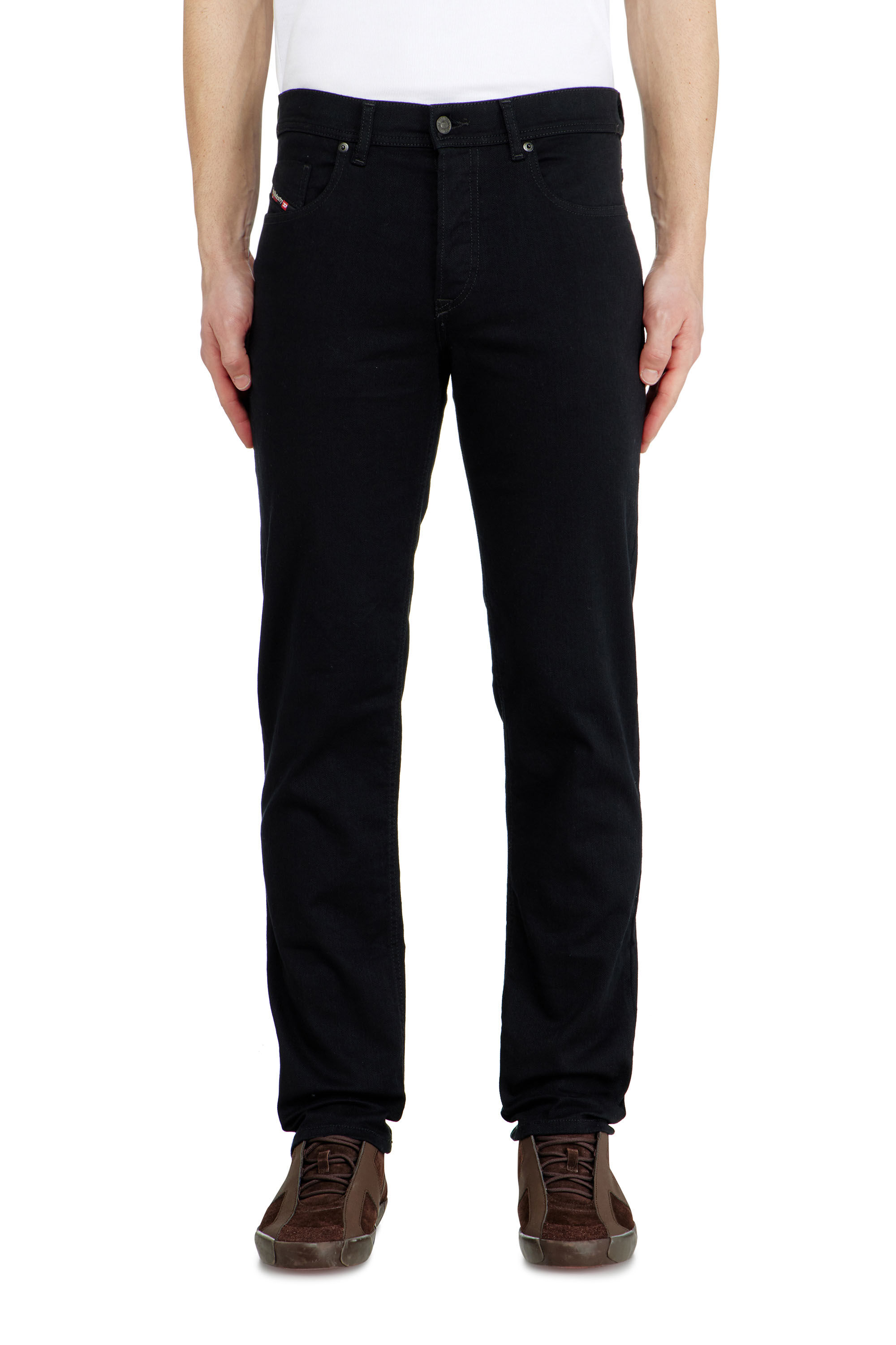 Diesel - Regular Jeans 2023 D-Finitive 069YP Hombre, Negro/Gris oscuro - 4