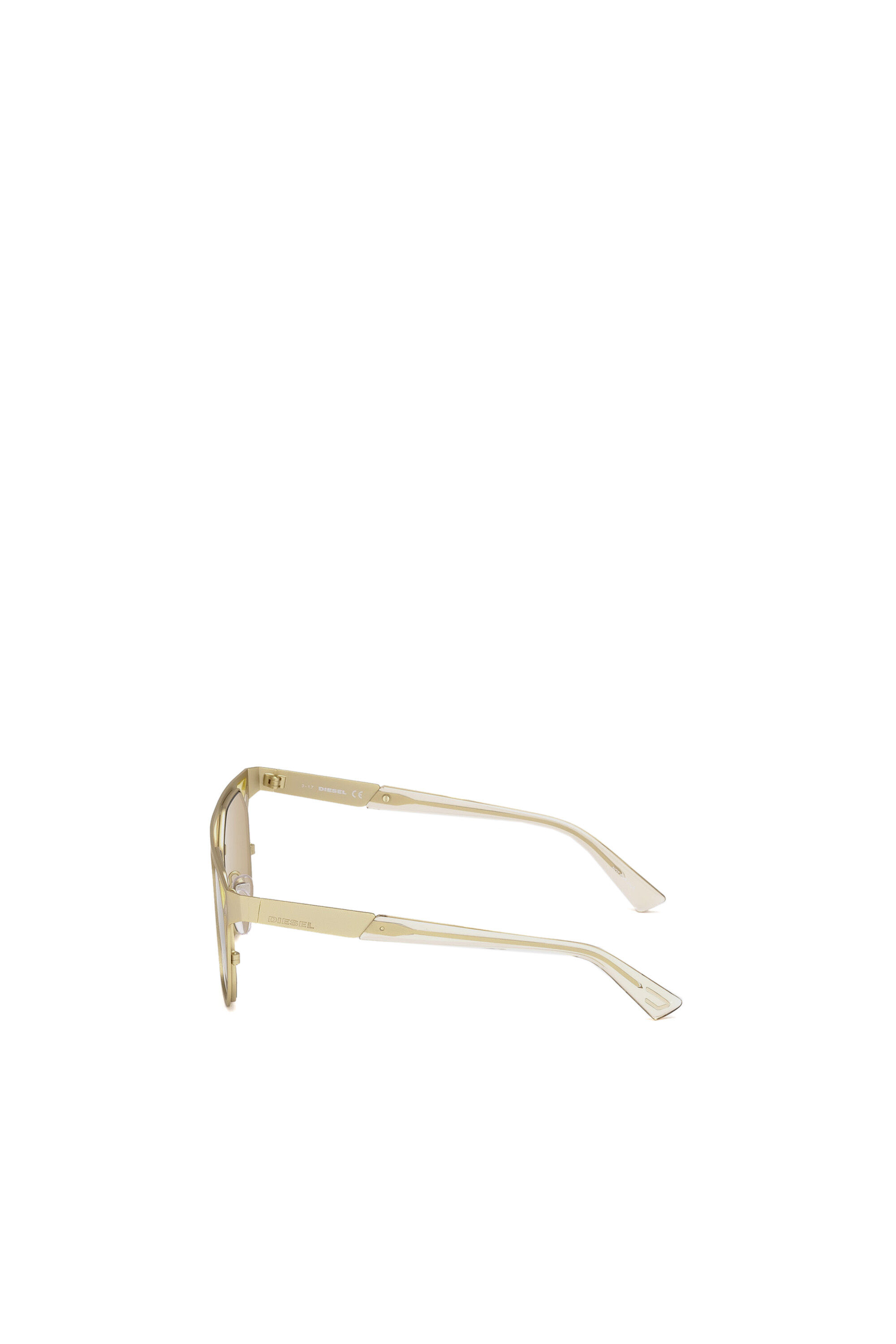 Diesel - DL0249, Gafas inspiradas en vitrales Mujer in Dorado - 4