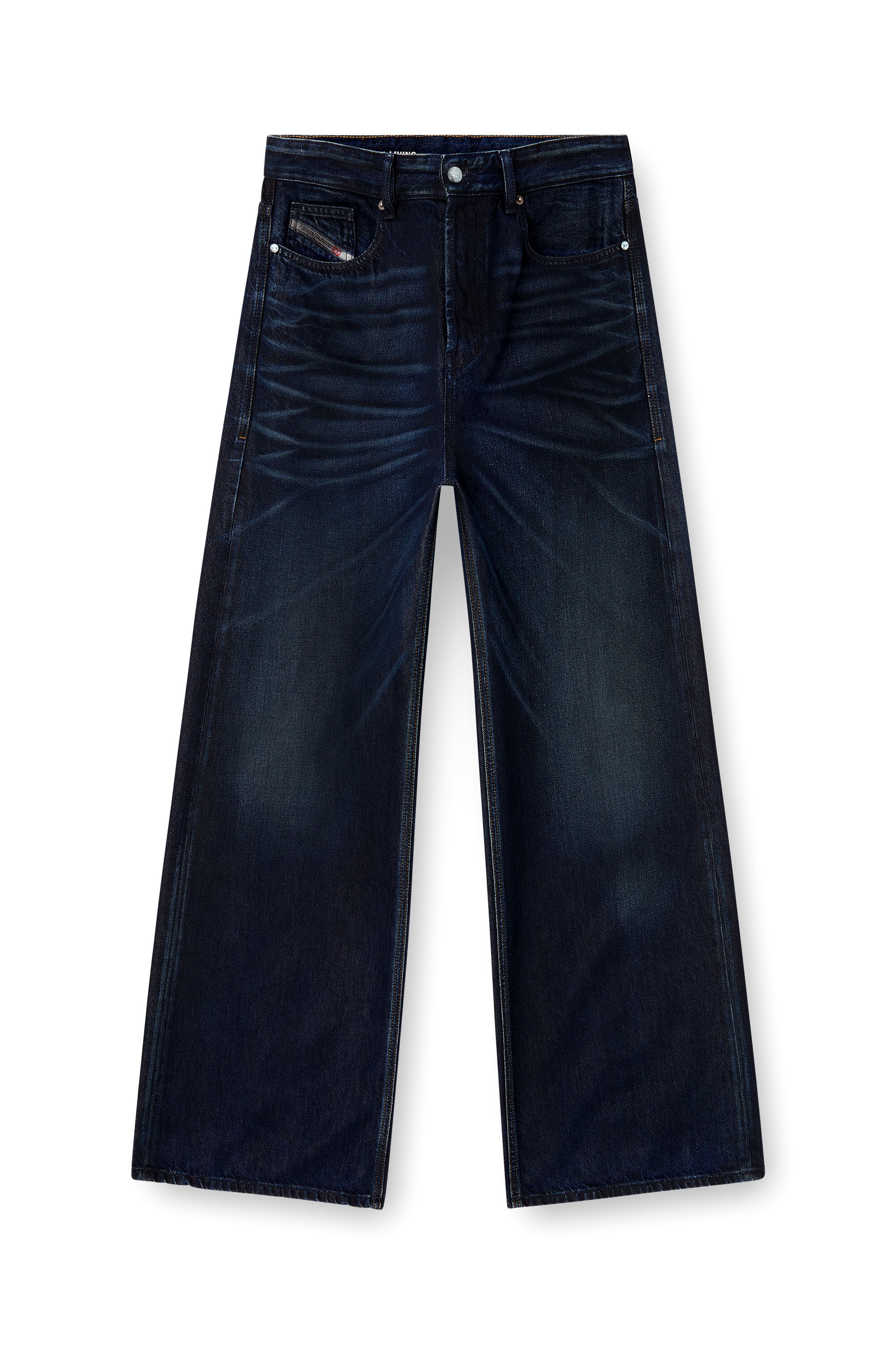 Diesel - Relaxed Jeans D-Rise 09N21 Hombre, Azul Oscuro - 2