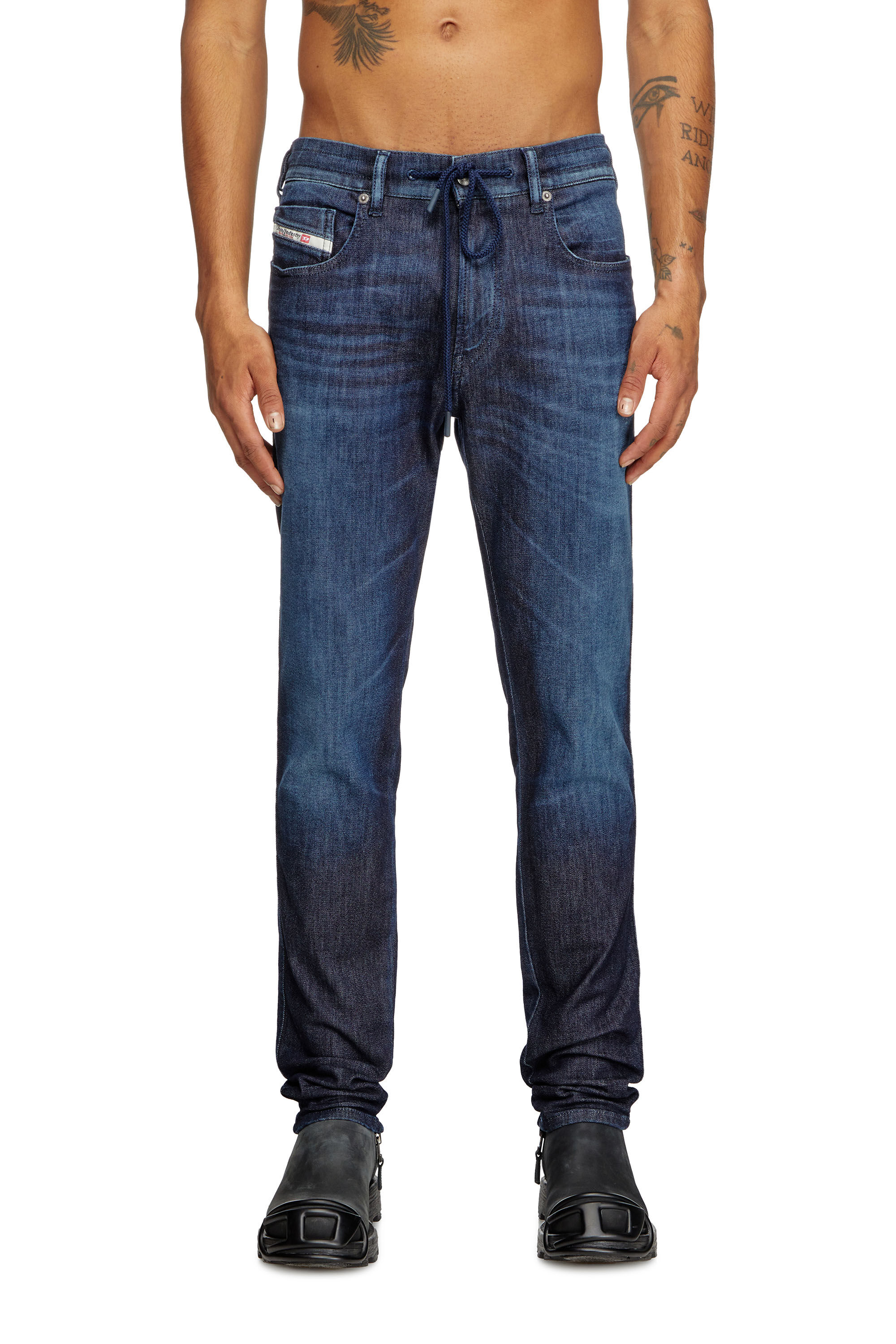 Diesel - Slim 2060 D-Strukt Joggjeans® 09L11 Hombre, Azul Oscuro - 3