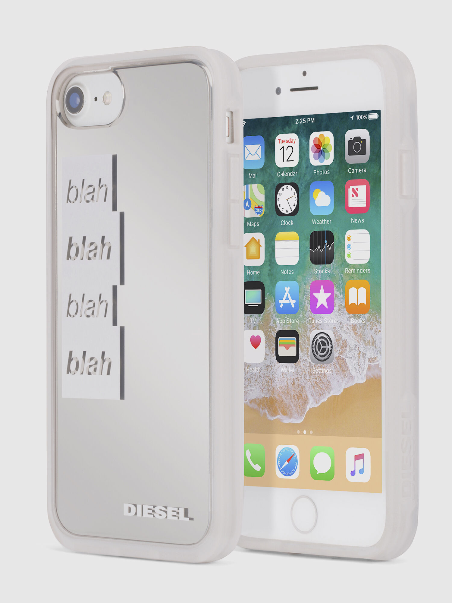 Diesel - BLAH BLAH BLAH IPHONE 8 PLUS/7 PLUS/6s PLUS/6 PLUS CASE, Funda en resina para iPhone 8 Plus/7 Plus/6s Plus/6 Plus Mujer in Blanco - 1