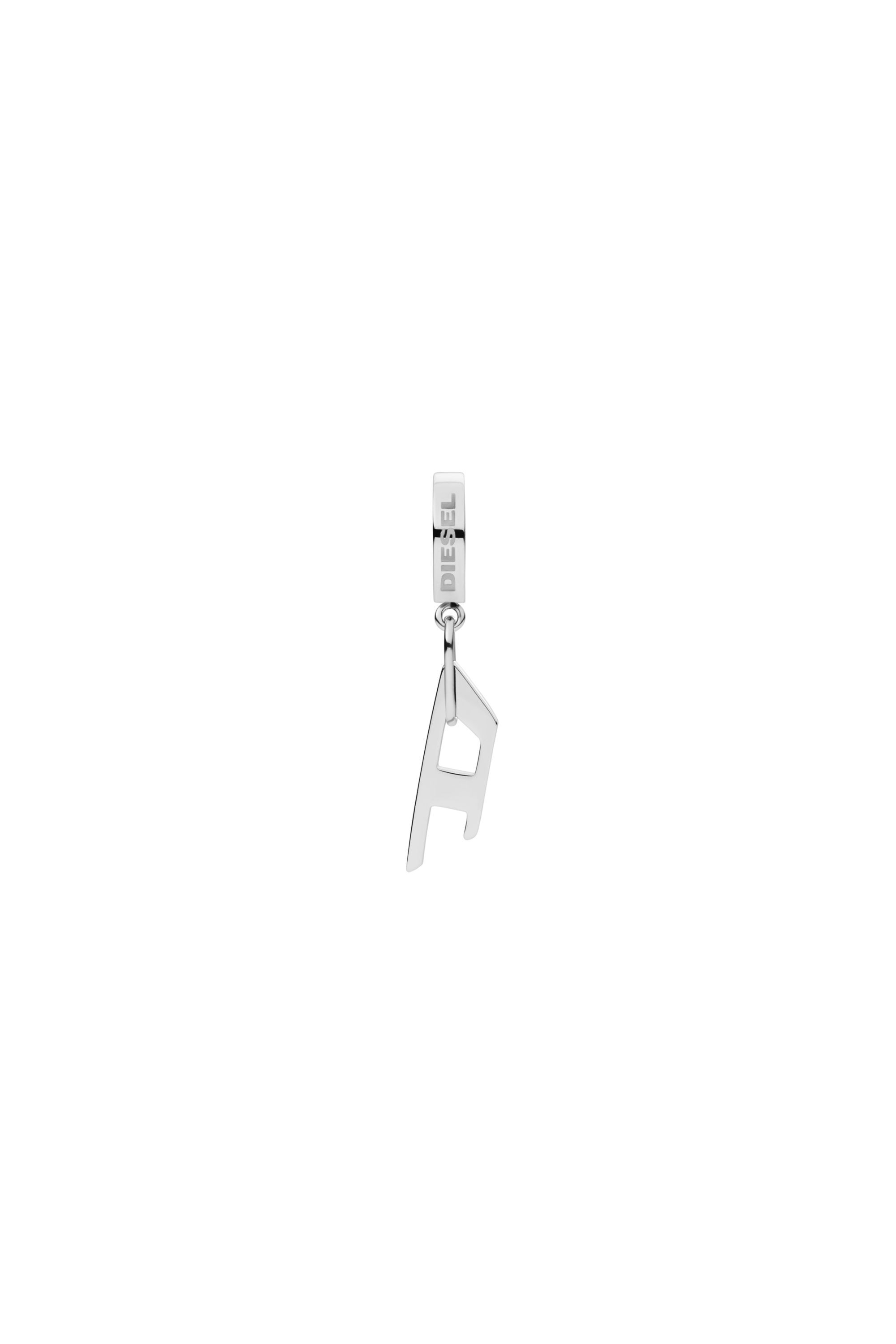 Diesel - DX1336, Pendiente de aro Unisex in Plateado - 2