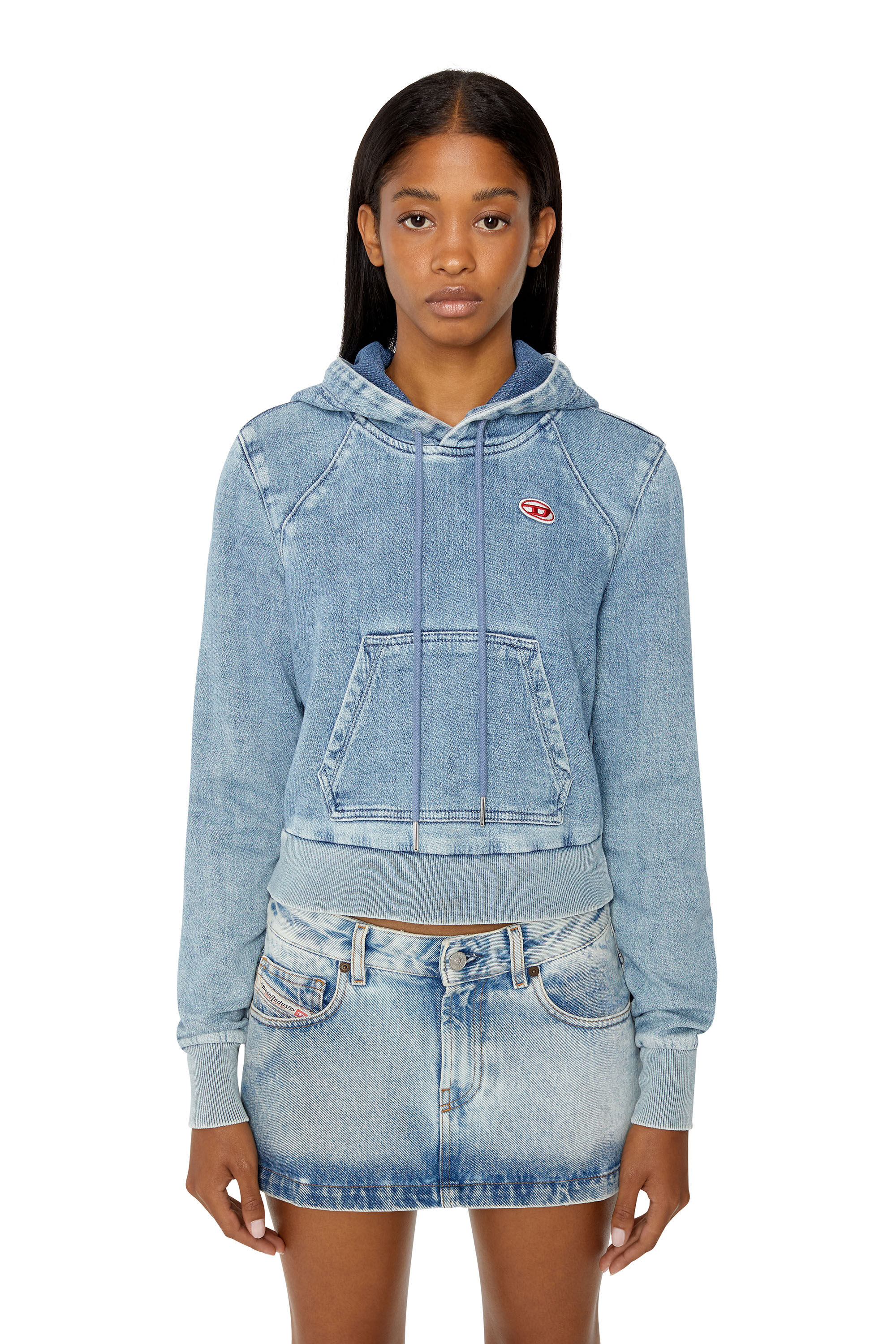 Hoodie azul hotsell claro