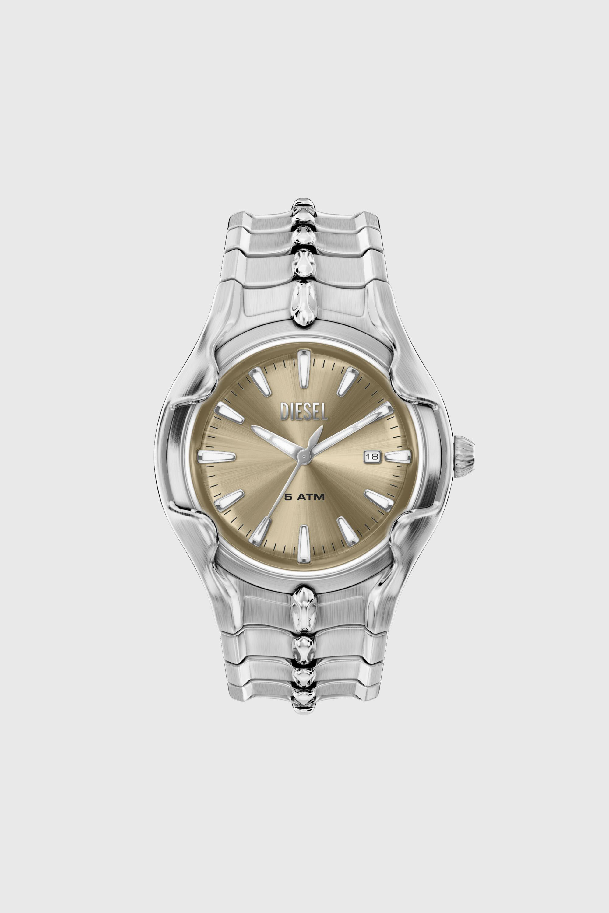 Diesel - DZ2234 WATCH, Reloj Vert de acero inoxidable Hombre in Plateado - 1