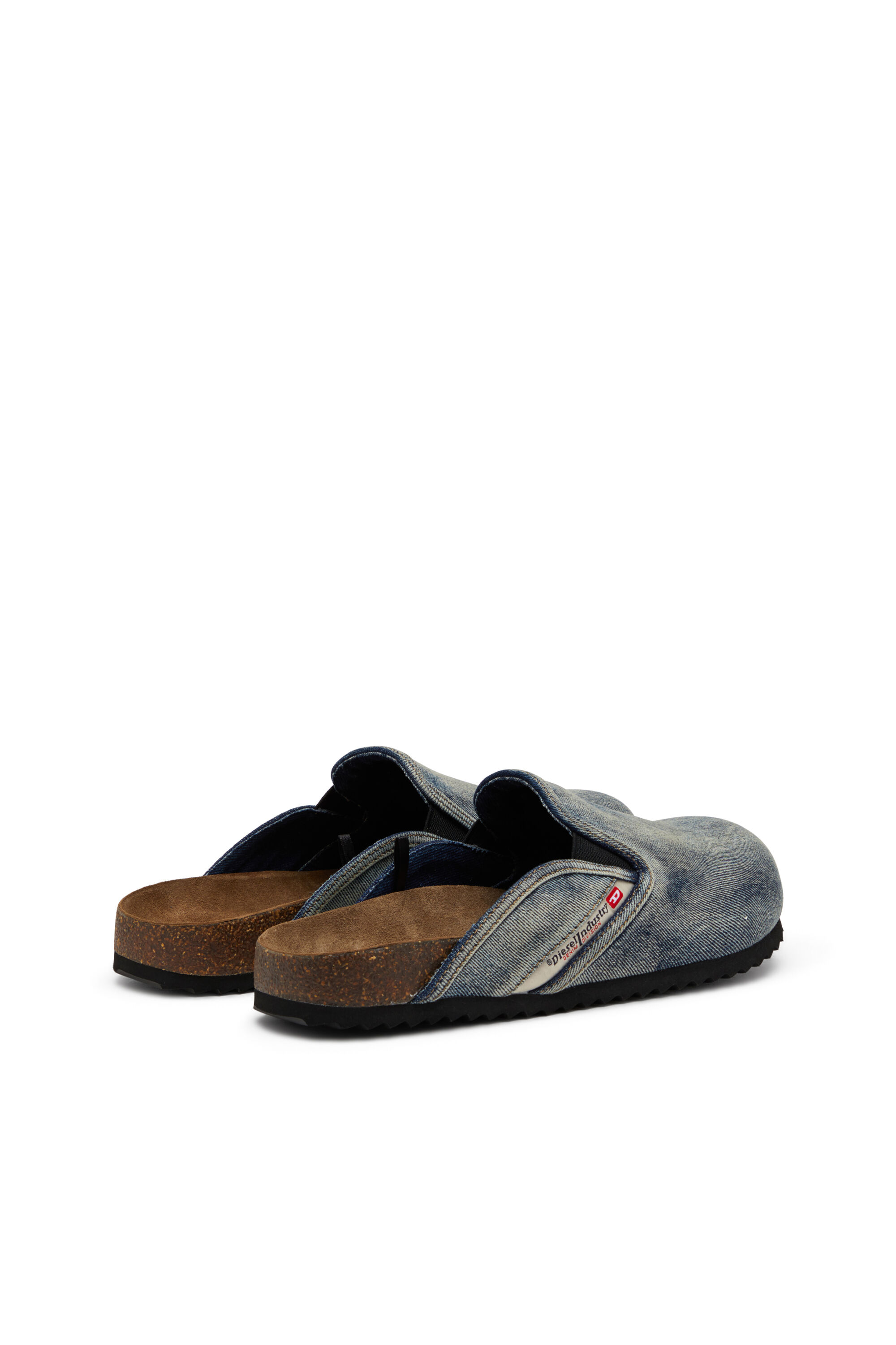 Diesel - D-WOODSTOCK SLIP-ON, D-Woodstock-Zapatos planos sin talón en cuero napa Hombre in Azul marino - 3