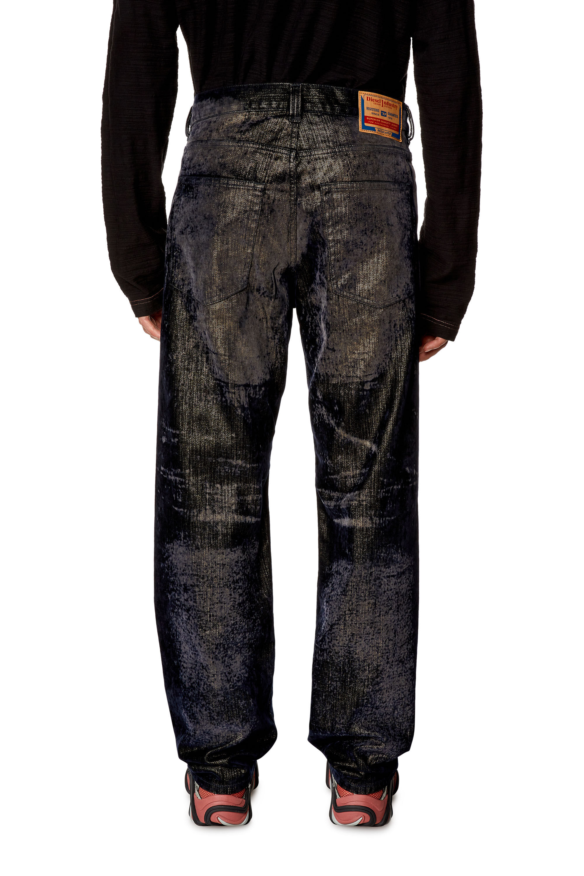 Diesel - Straight Jeans 2010 D-Macs 09I49, Negro/Gris oscuro - Image 4