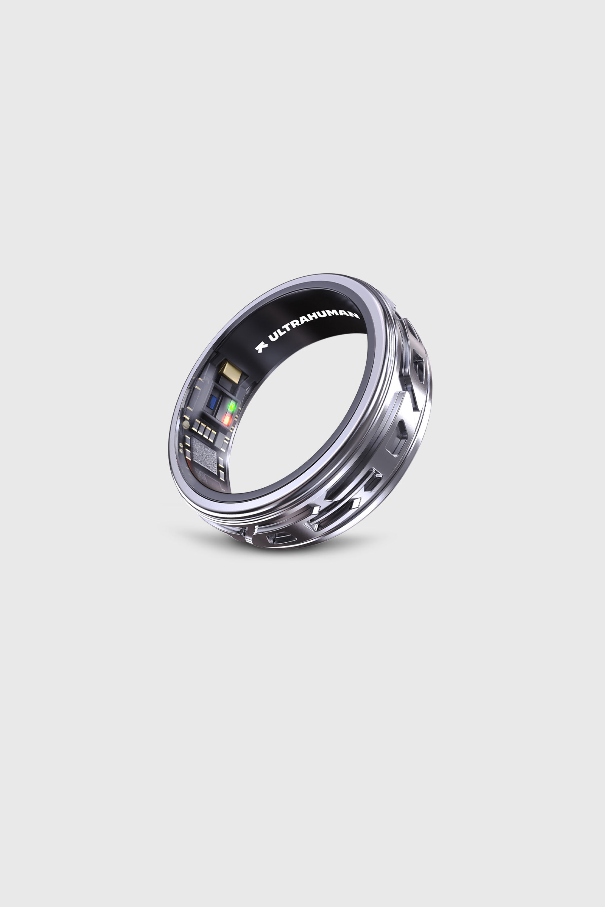 Diesel - SMART RING CRYO SILVER- UHRA-DS SMART RING, Anillo inteligente en plata brillante Unisex in Plateado - 3