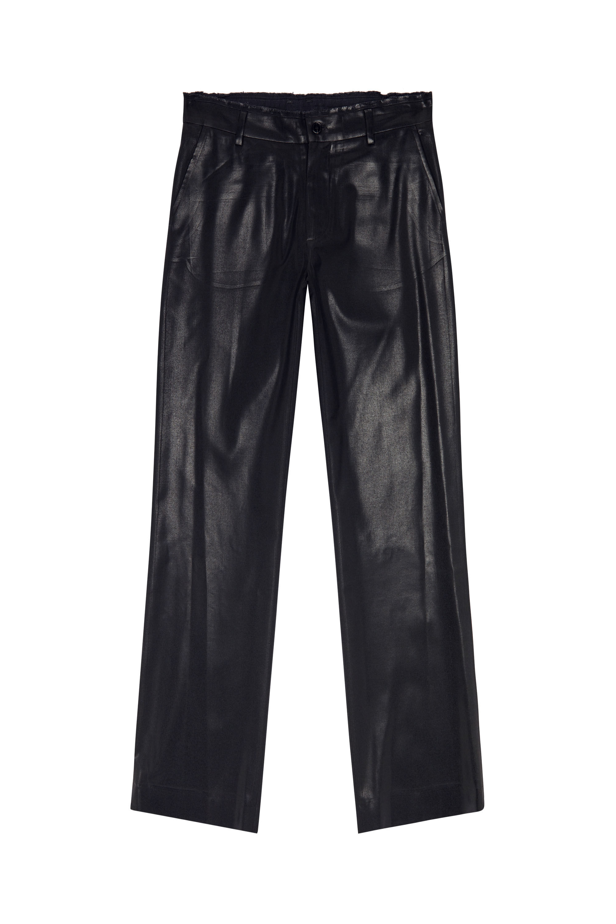 Diesel - P-KILEY-HEAV, Pantalones de Lana Fresca con cintura con ribete de denim Hombre in Negro - 2