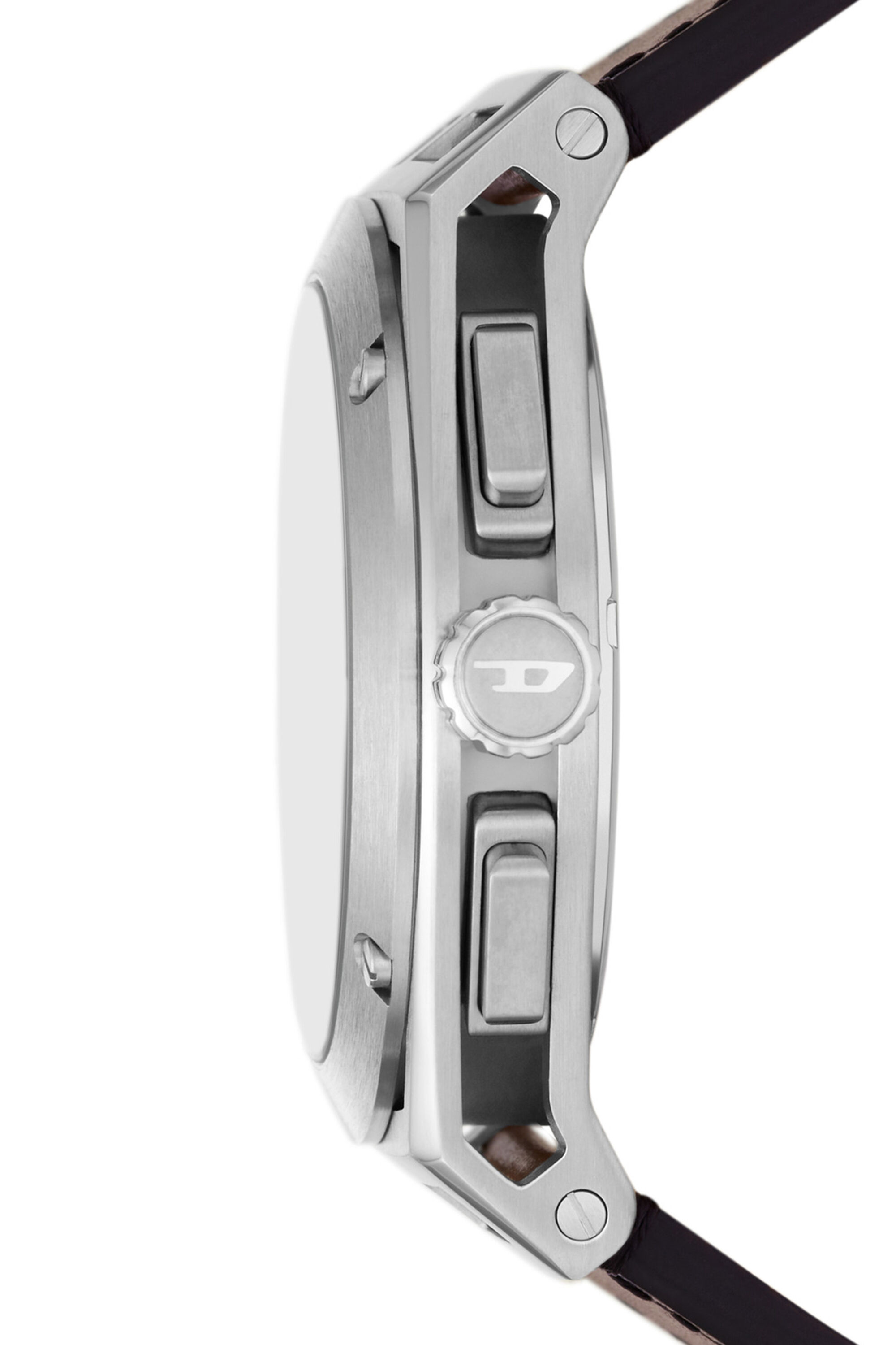 DZ4611 Man: Timeframe Chronograph Brown Leather Watch | Diesel