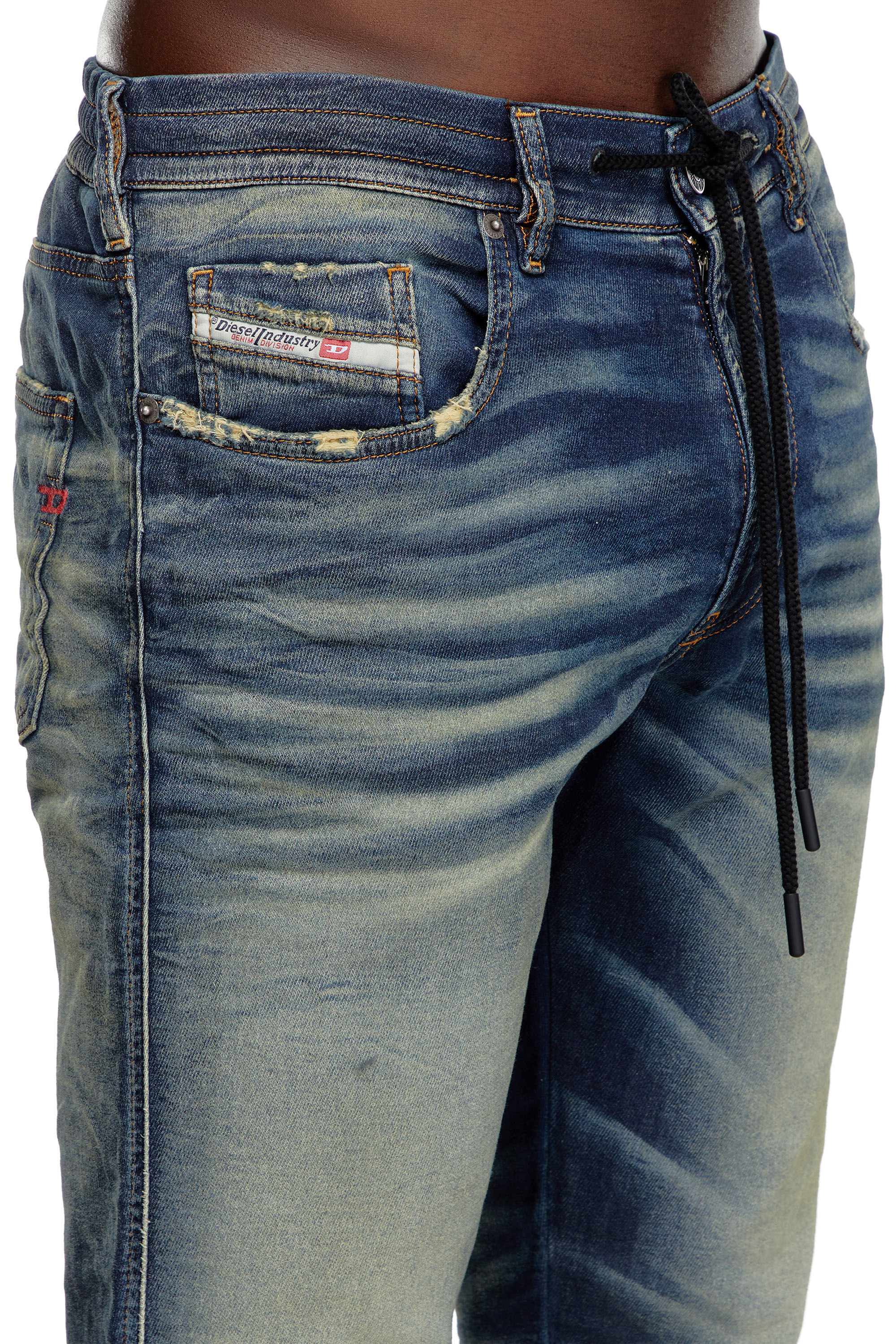 Diesel - Hombre Slim 2060 D-Strukt Joggjeans® 068MH, Azul Oscuro - Image 5