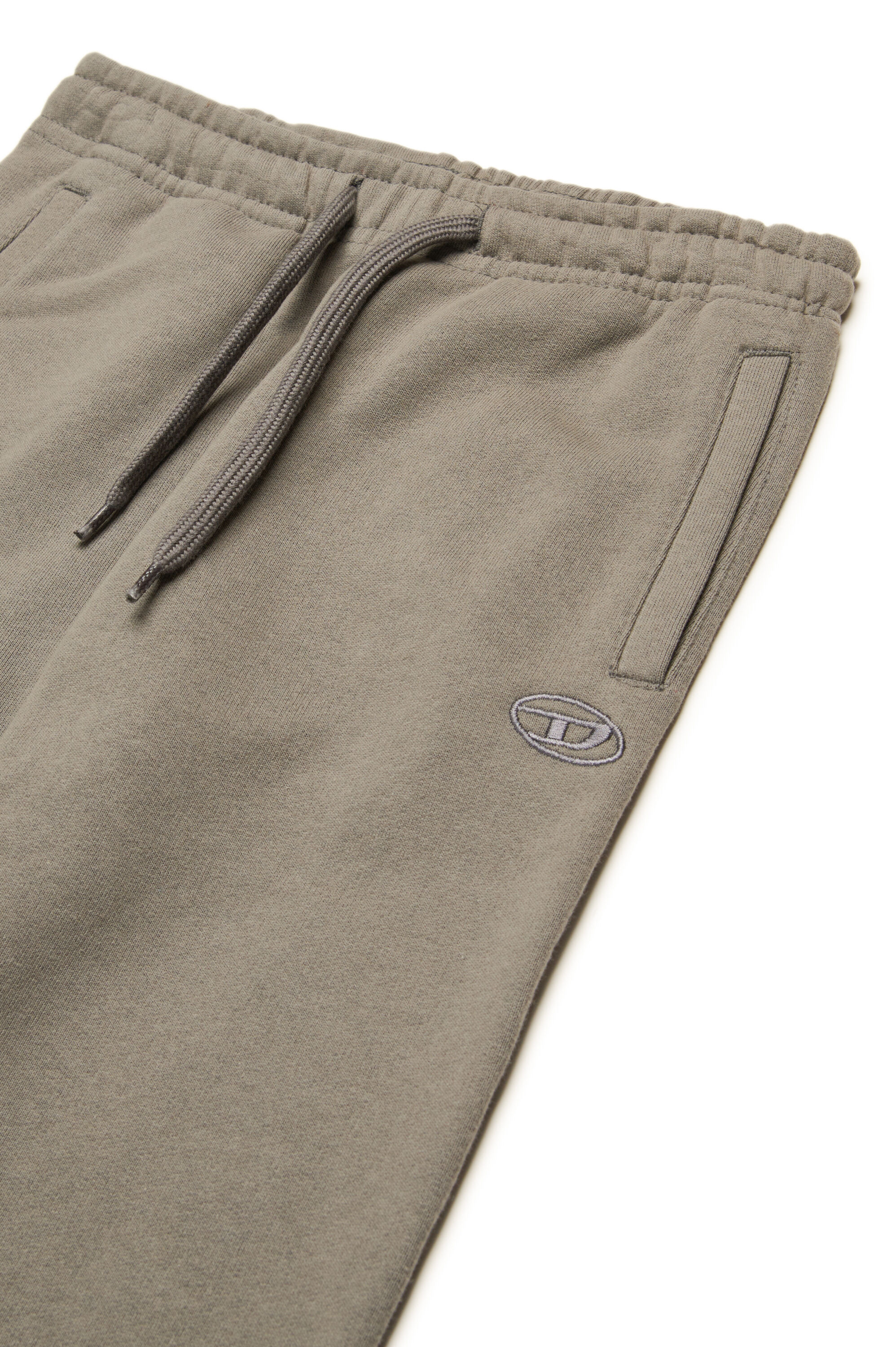 Diesel - PMARKYMEGOVALD, Pantalones deportivos con bordado Oval D mega Hombre in Gris - 3