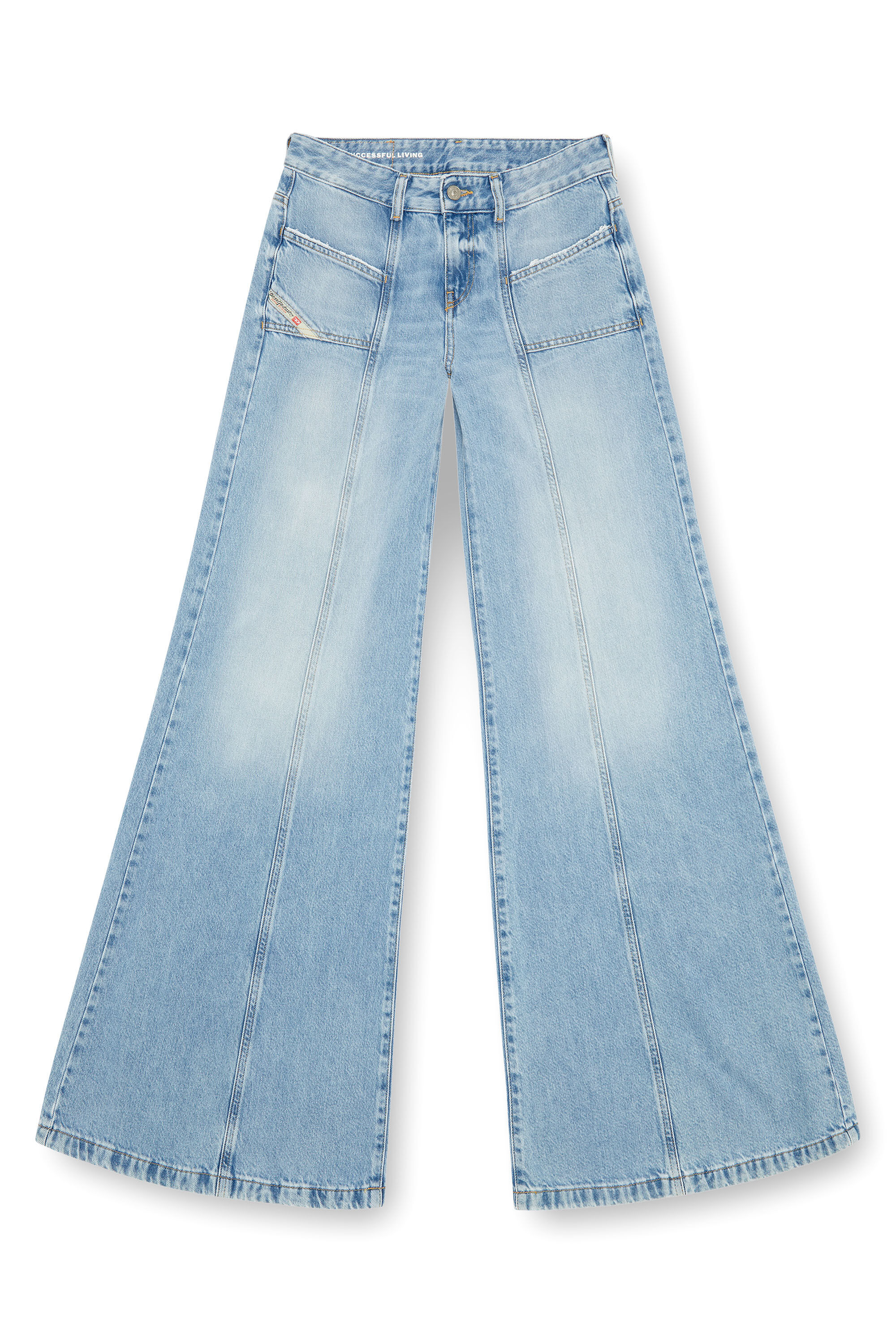 Diesel - Bootcut and Flare Jeans D-Akii 09J88, Mujer Bootcut y Flare Jeans - D-Akii in Azul marino - Image 2