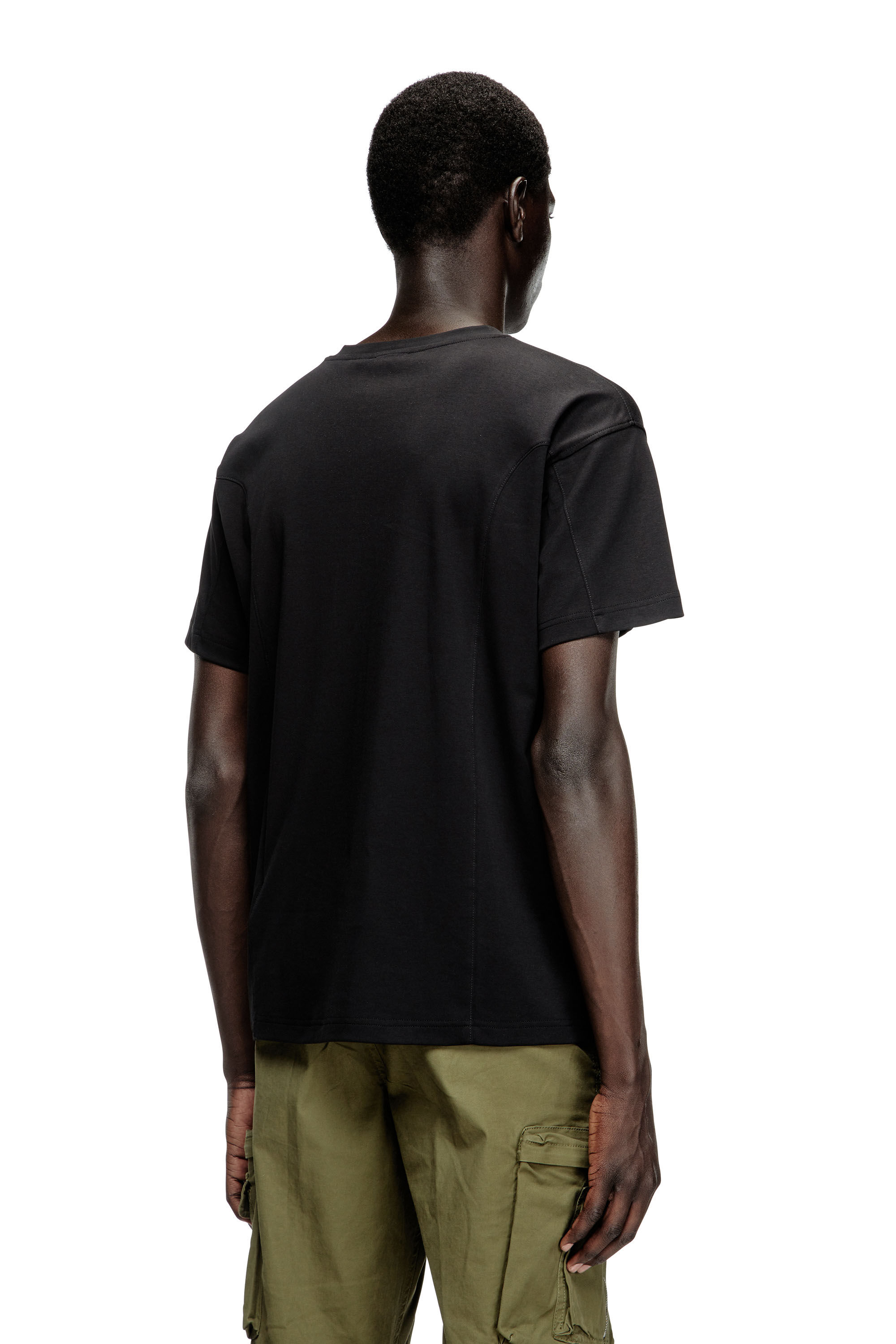Diesel - T-NORM-INT, Camiseta de manga corta con paneles Hombre in ToBeDefined - 4