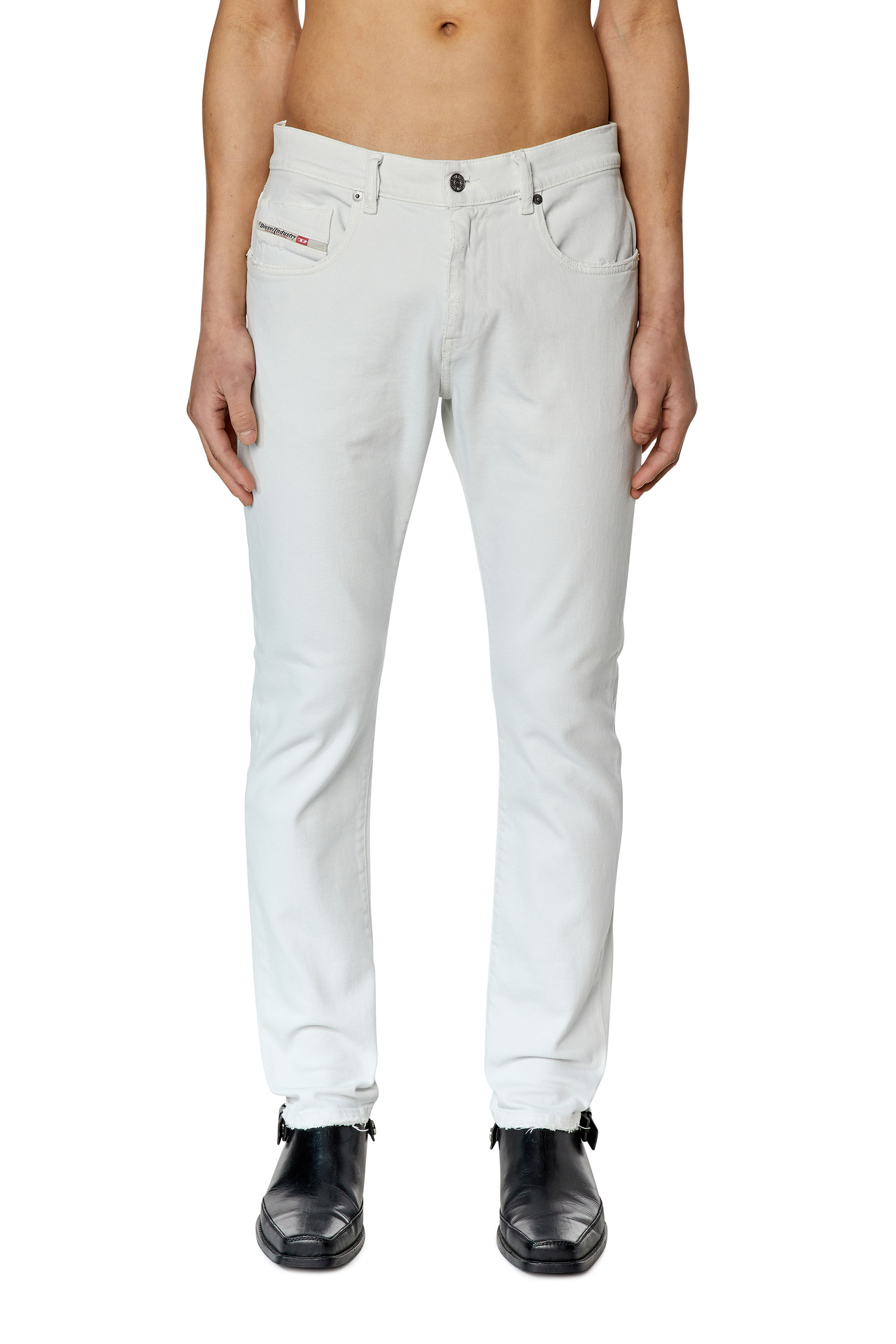 2019 D STRUKT Hombre Vaqueros Slim Blanco Diesel