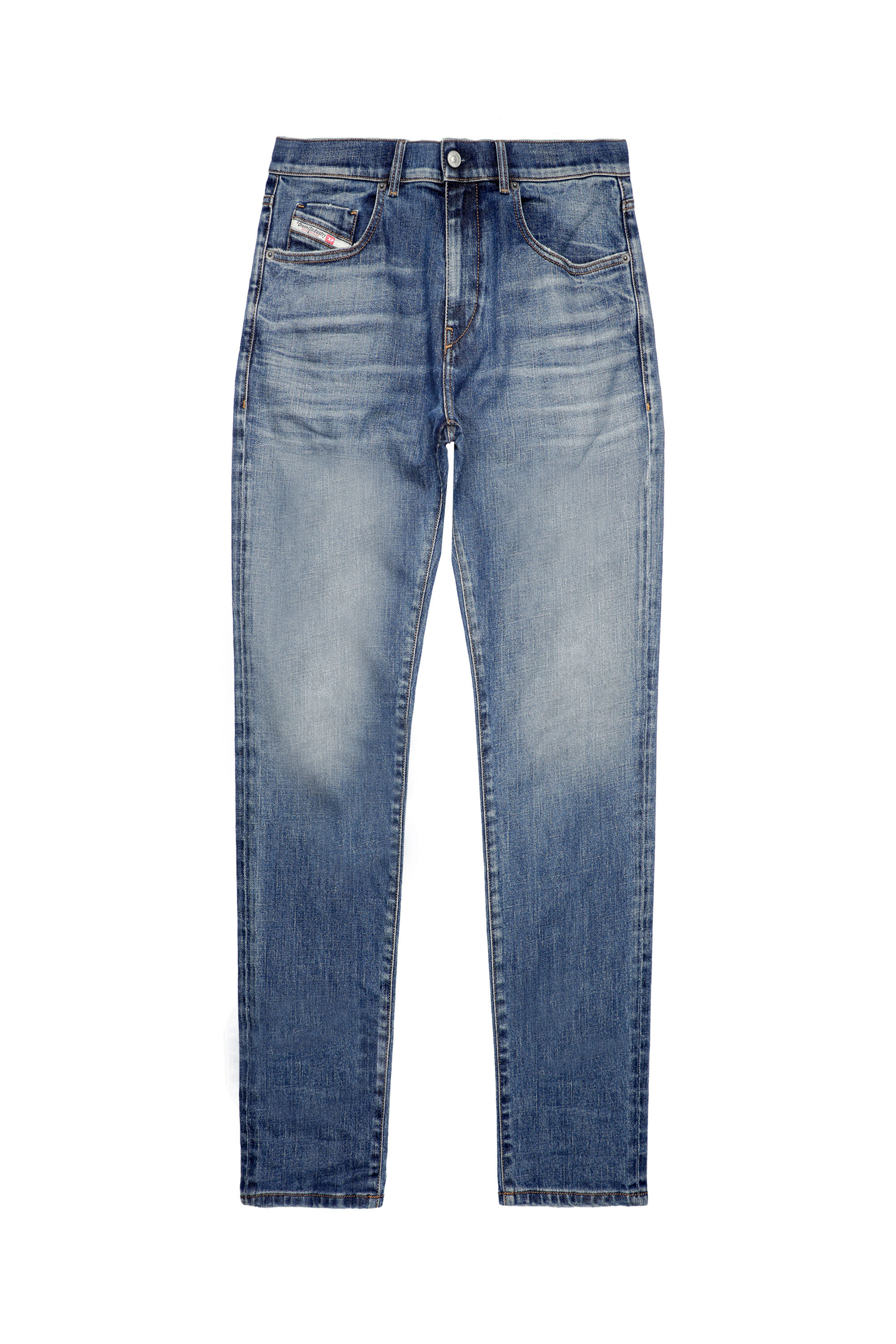 Diesel - 2019 D-STRUKT 09C61 Slim Jeans, Azul medio - Image 2