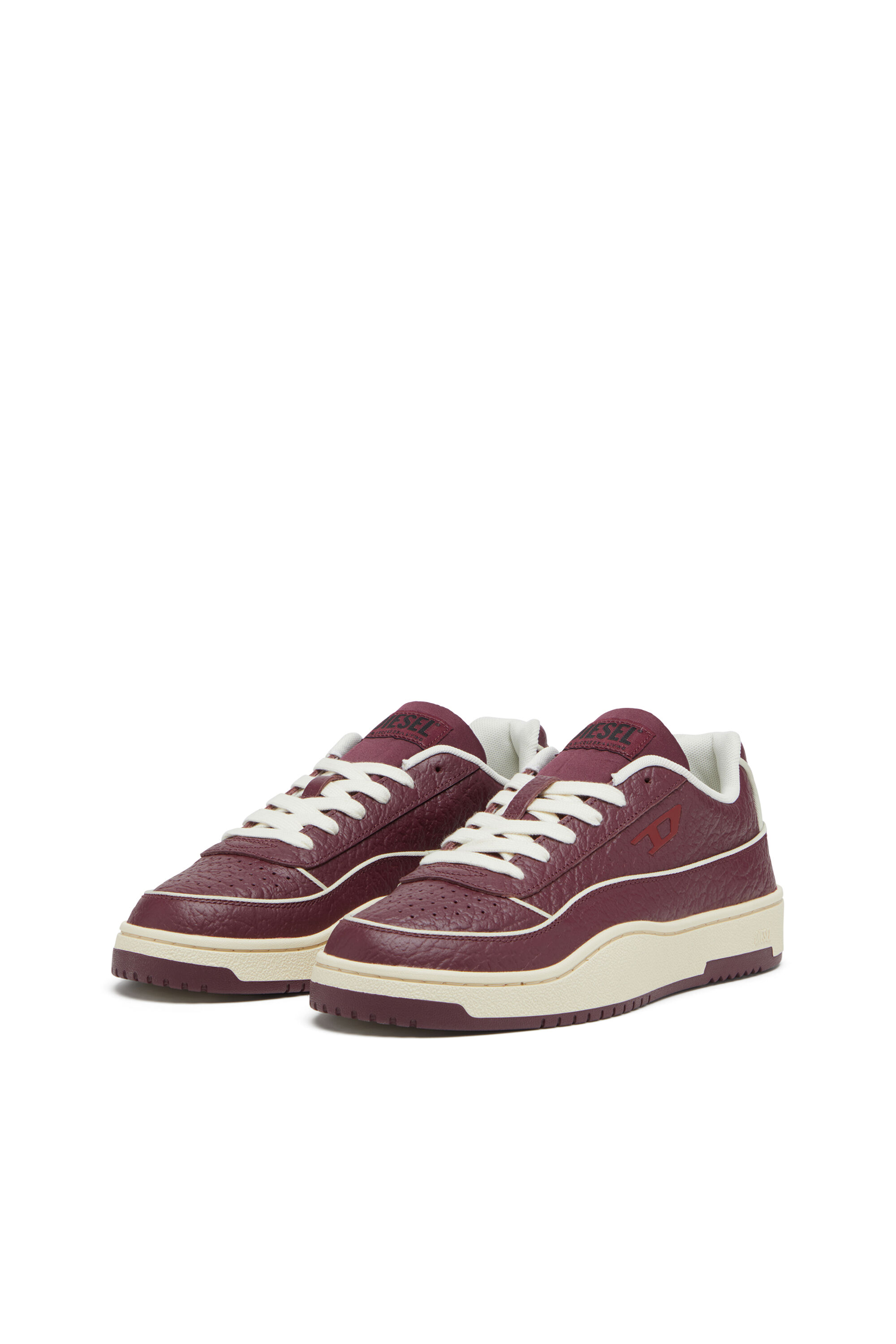 Diesel - S-TRACKER-D LOW, S-Tracker-D-Deportivas de cuero texturizado Hombre in Rojo - 8