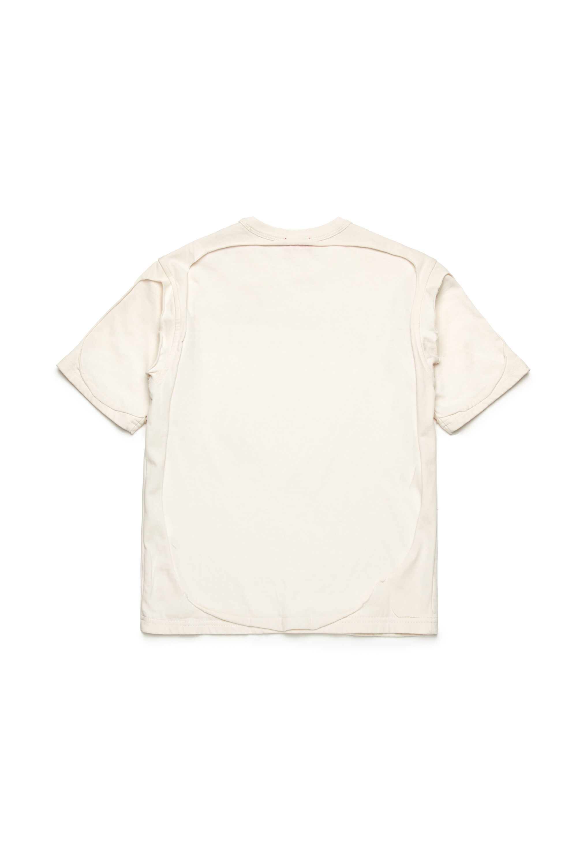 Diesel - TBOXTDBL OVER, Camiseta despegable con logotipo degradado Hombre in Blanco - 2