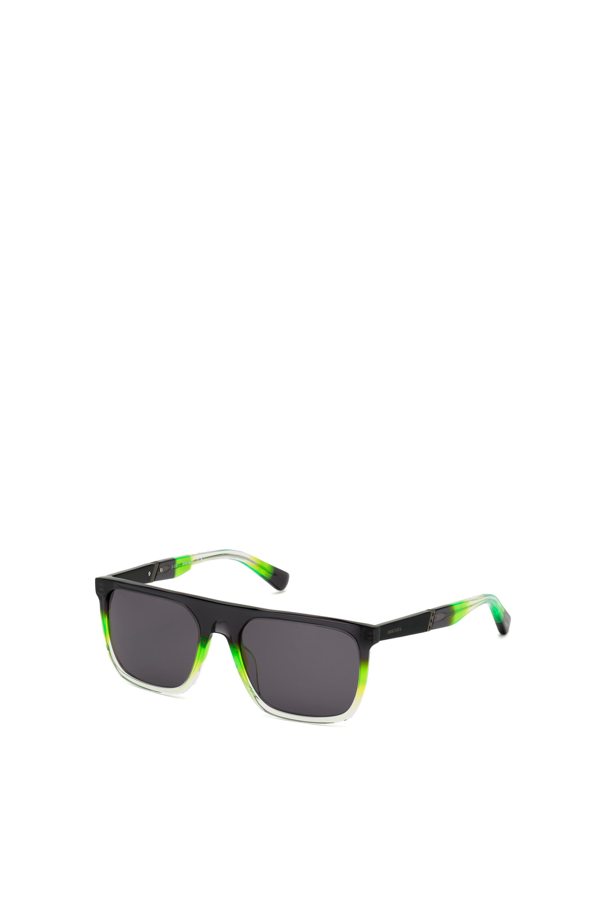 Diesel - DL0299, Gafas de sol de acetato con silueta cuadrada Hombre in Negro - 2