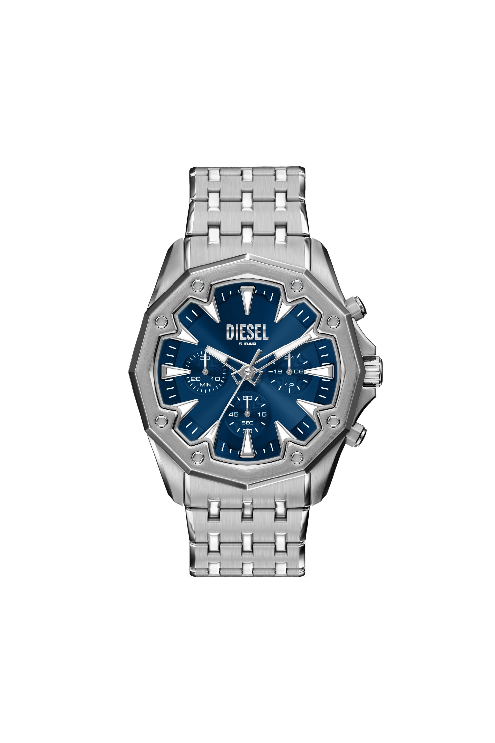 Diesel - DZ4706 WATCH, Reloj Stinger de acero inoxidable Hombre in Plateado - 1