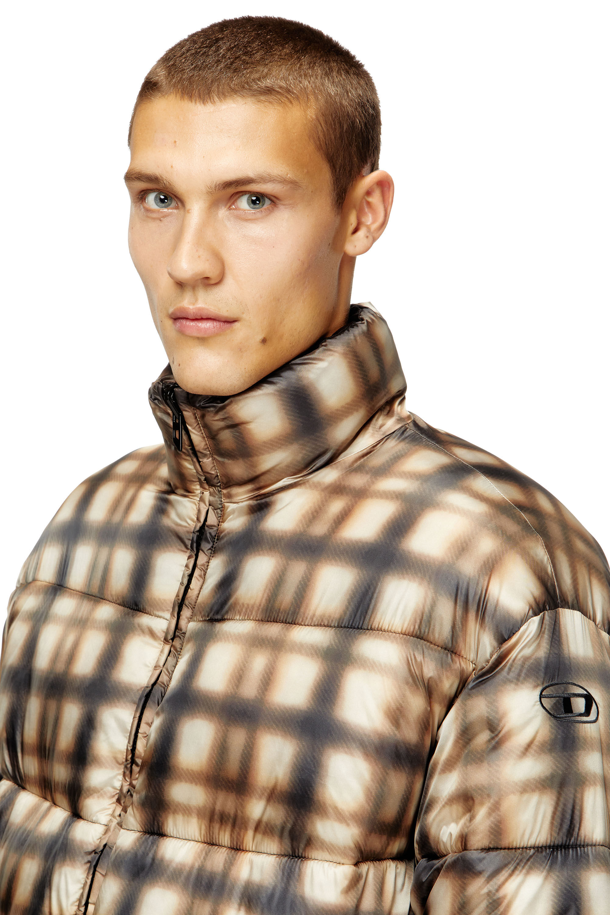 Diesel - W-BOURBON-ENBM, Chaqueta bomber acolchada reversible Hombre in ToBeDefined - 5
