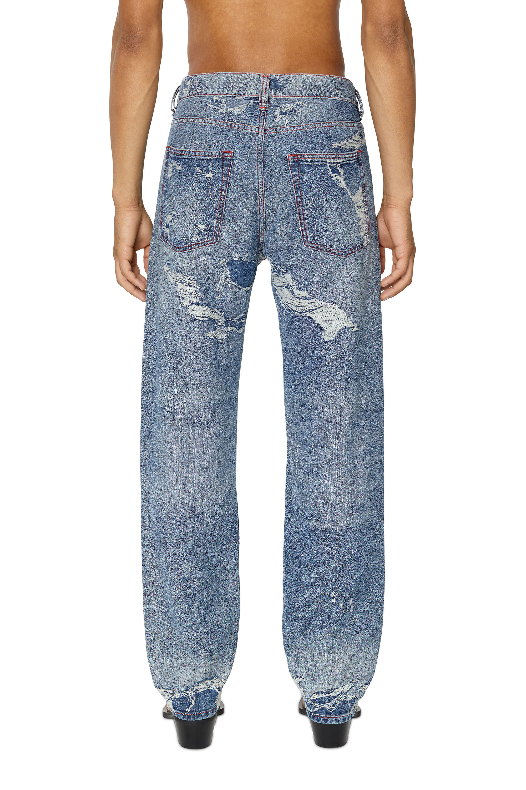 Diesel - 2010 D-Macs 09F10 Straight Jeans, Azul Oscuro - Image 4