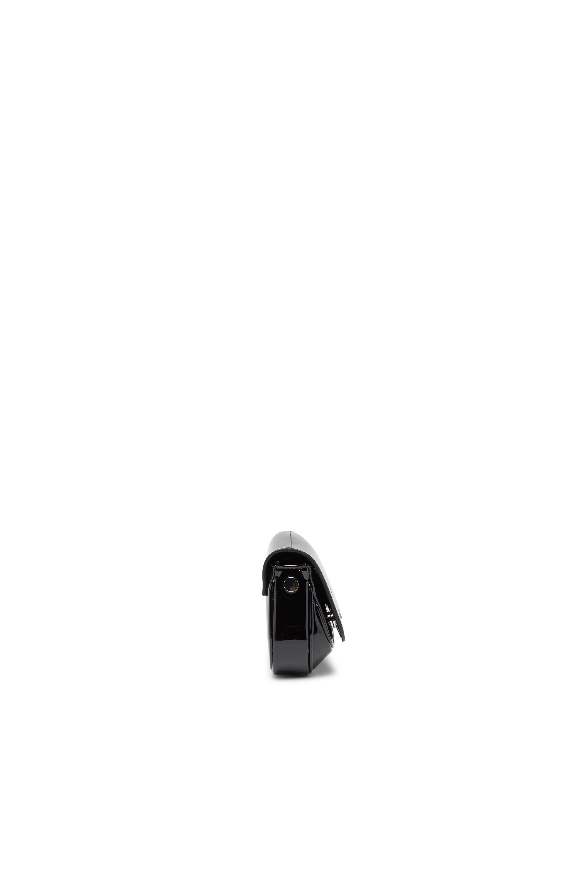 Diesel - PLAY CROSSBODY XS, Play-Bolso bandolera pequeño en PU brillante Mujer in Negro - 4