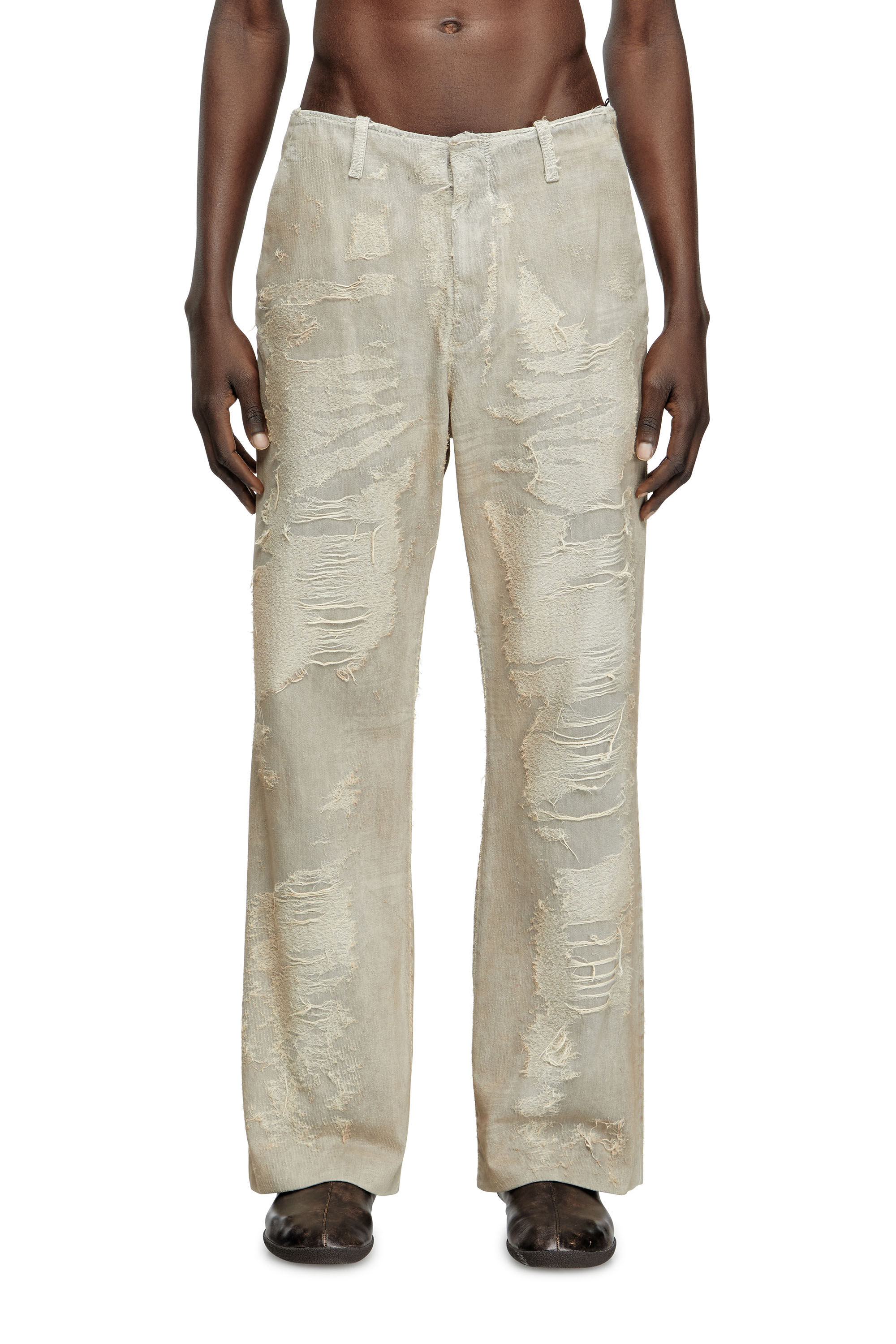 Diesel - Relaxed Jeans D-Boix 007AU Hombre, Gris Claro - 3