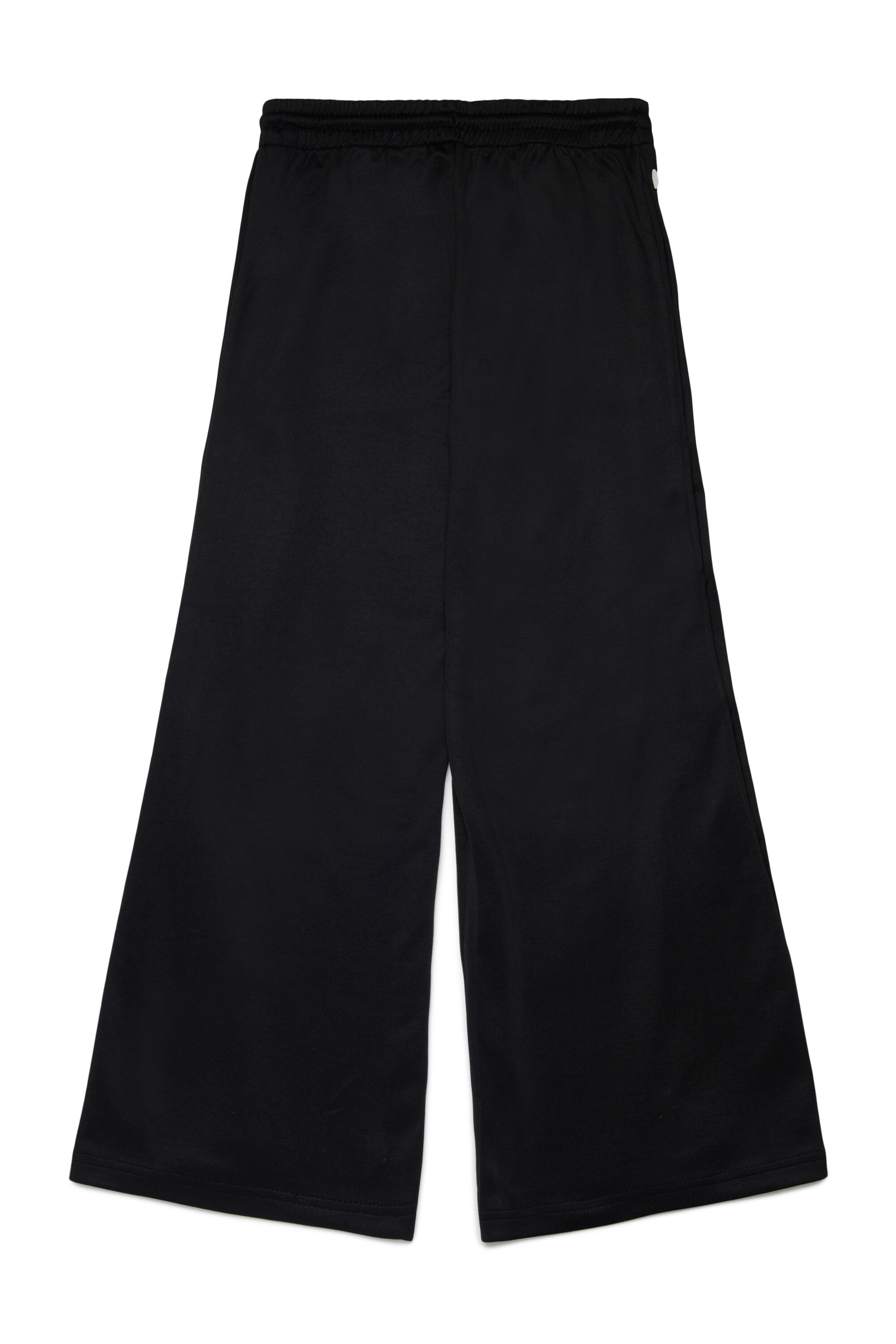 Diesel - PREET, Woman's Wide pants with snap buttons in Black - 2